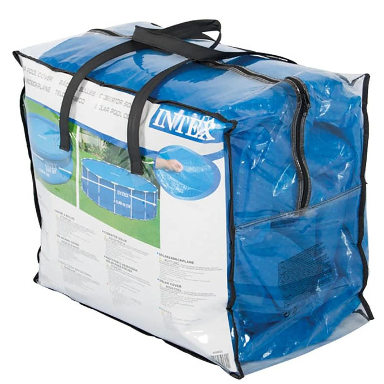 Intex 9 x 18 Foot Rectangular Solar Frame Set Swimming Pool Cover (2 Pack) - Image 9