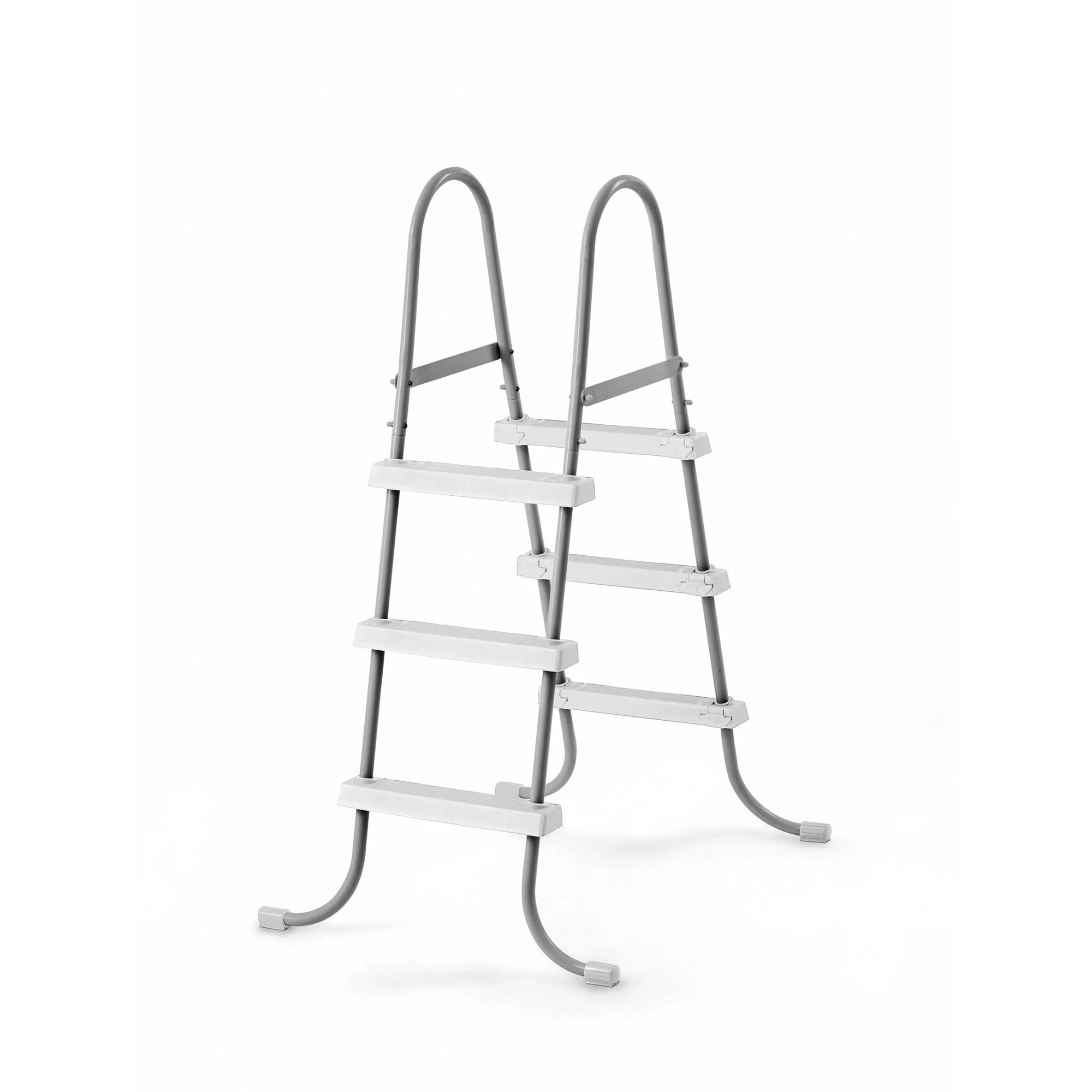 Intex Above Ground Steel Frame Pool Ladder 42-Inch + Protective Pool Ladder Mat - Image 2