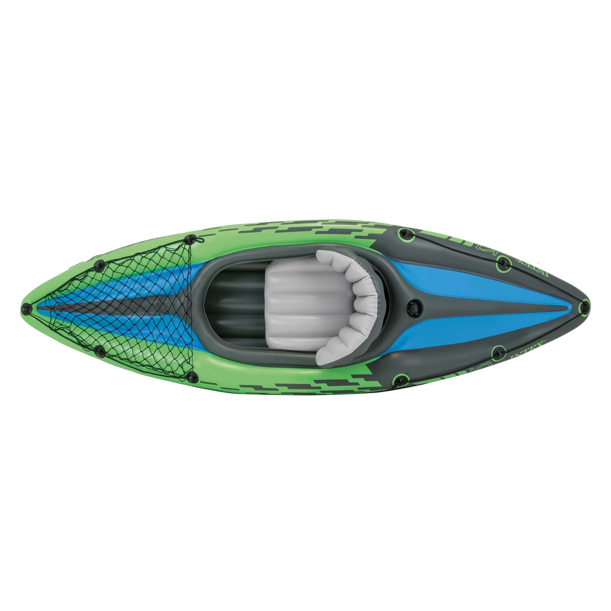 Intex Challenger K1 Inflatable Single Person Kayak Set and Accessory Kit w/ Pump - Image 8