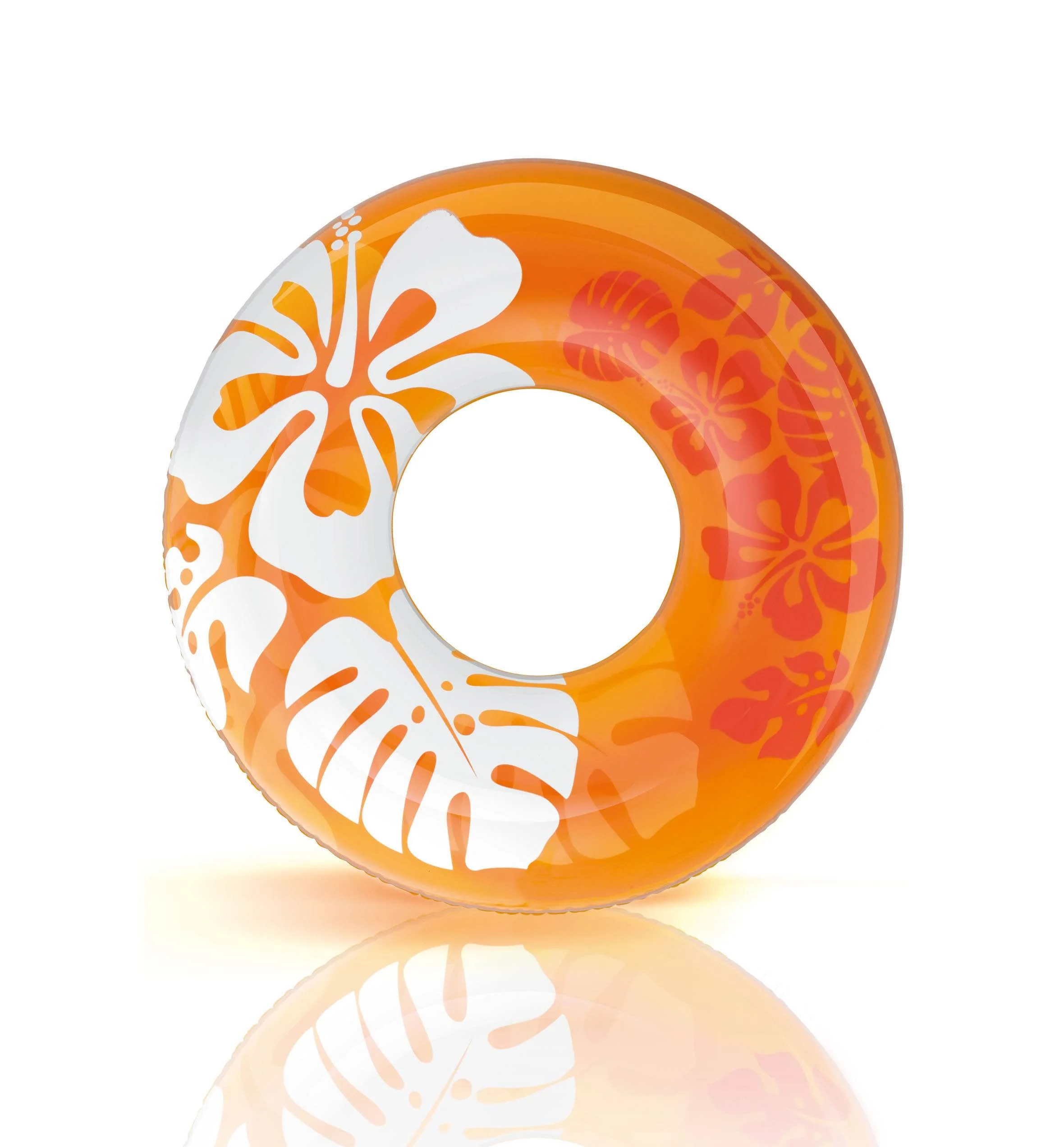 Intex Colorful Transparent Inflatable Swimming Pool Tube Raft (3 Pack) | 59251EP - Image 2