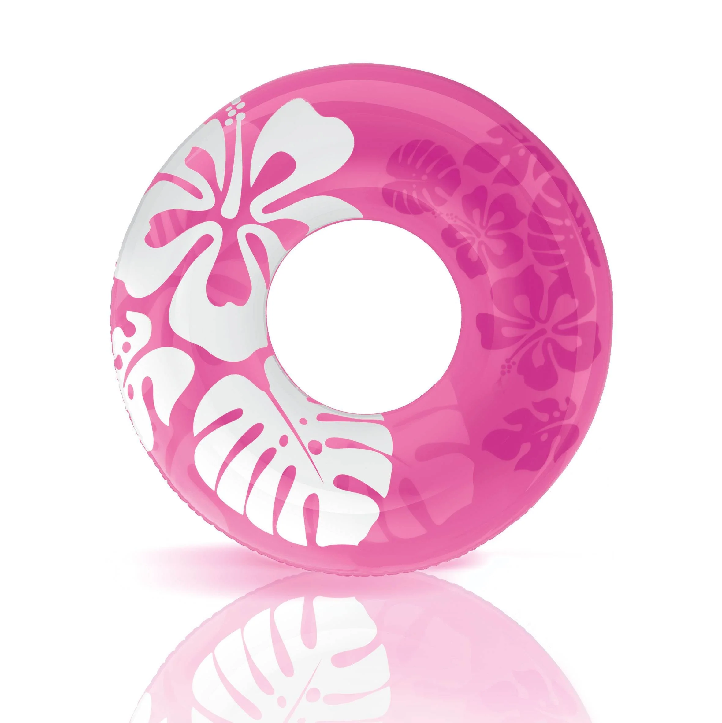 Intex Colorful Transparent Inflatable Swimming Pool Tube Raft | 59251EP - Image 2