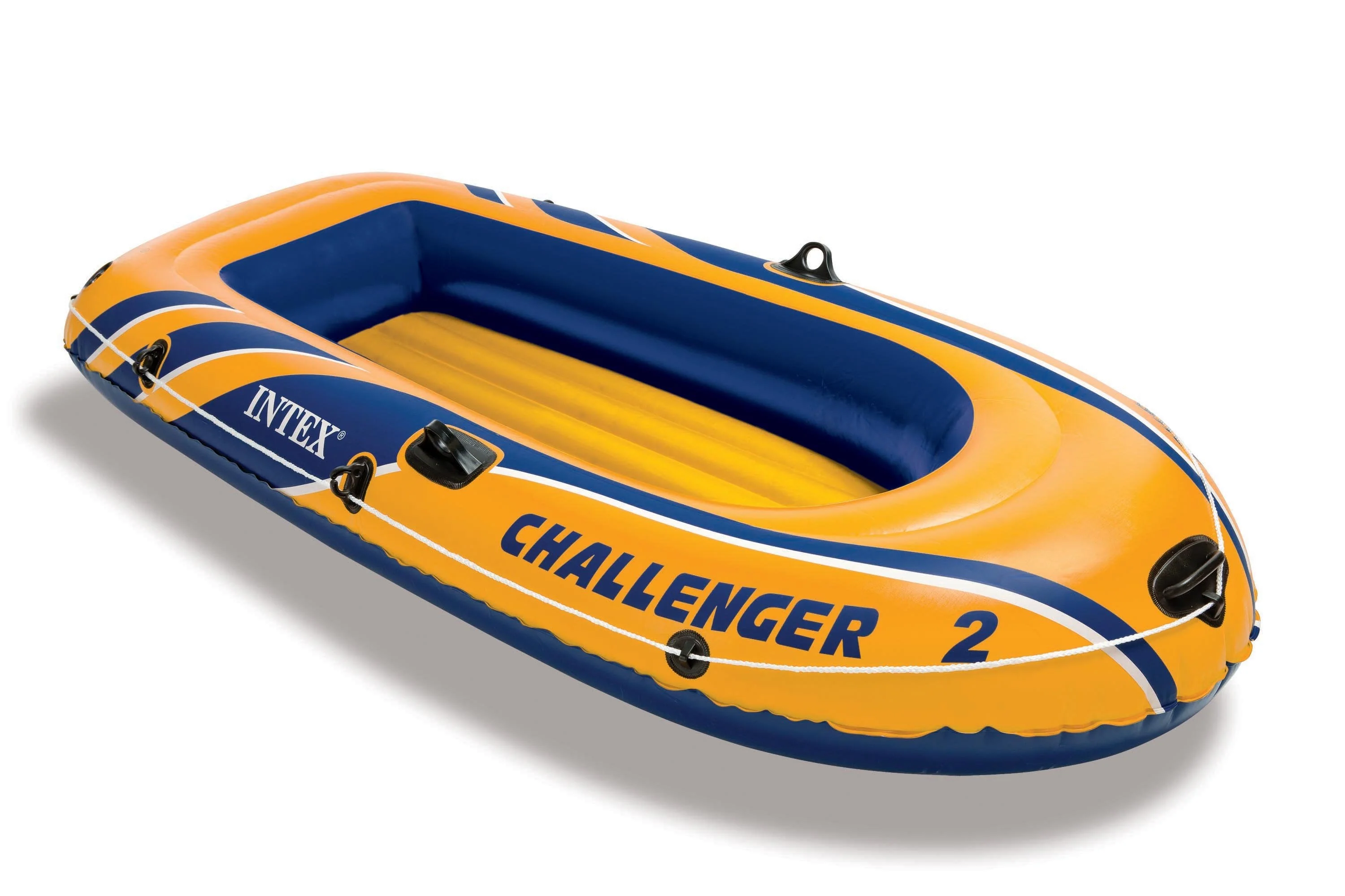 Intex Inflatable 2 Person Floating Boat Raft Set w/ Oars & Air Pump (3 Pack) - Image 3