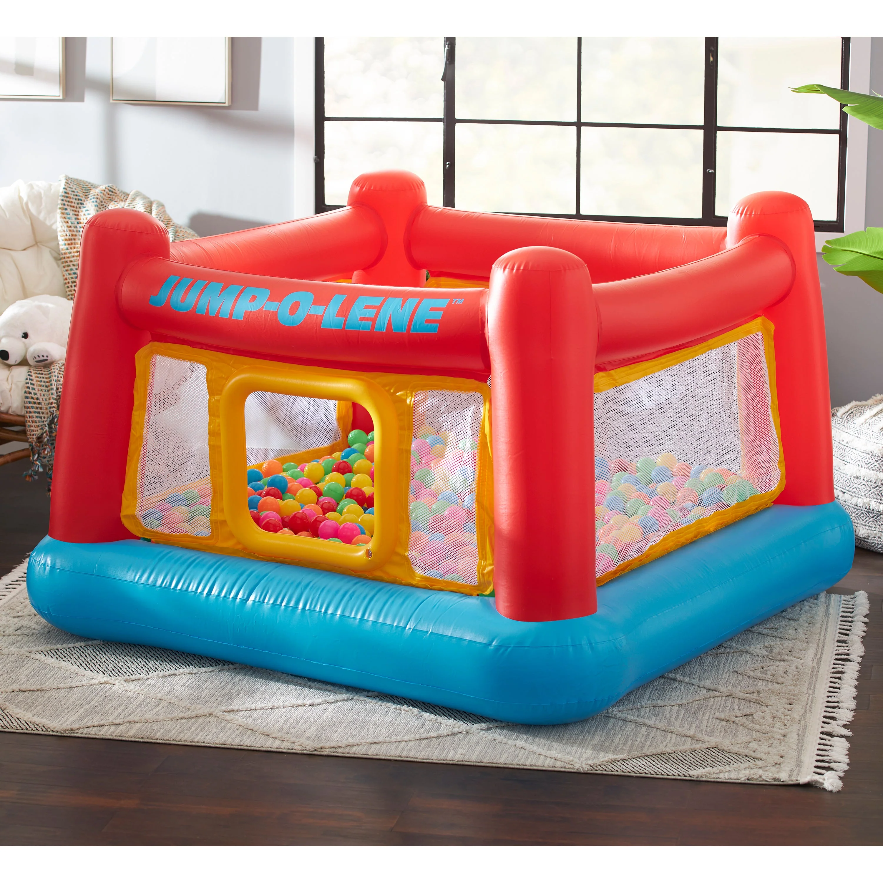Intex Inflatable Jump O Lene Bounce House & Colorful Jump O Lene Castle Bounce - Image 3
