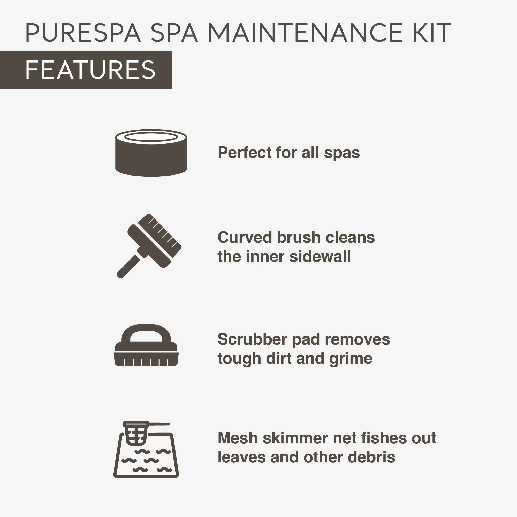 Intex PureSpa Plus Inflatable Square Hot Tub Spa with Maintenance Accessory Kit - Image 9