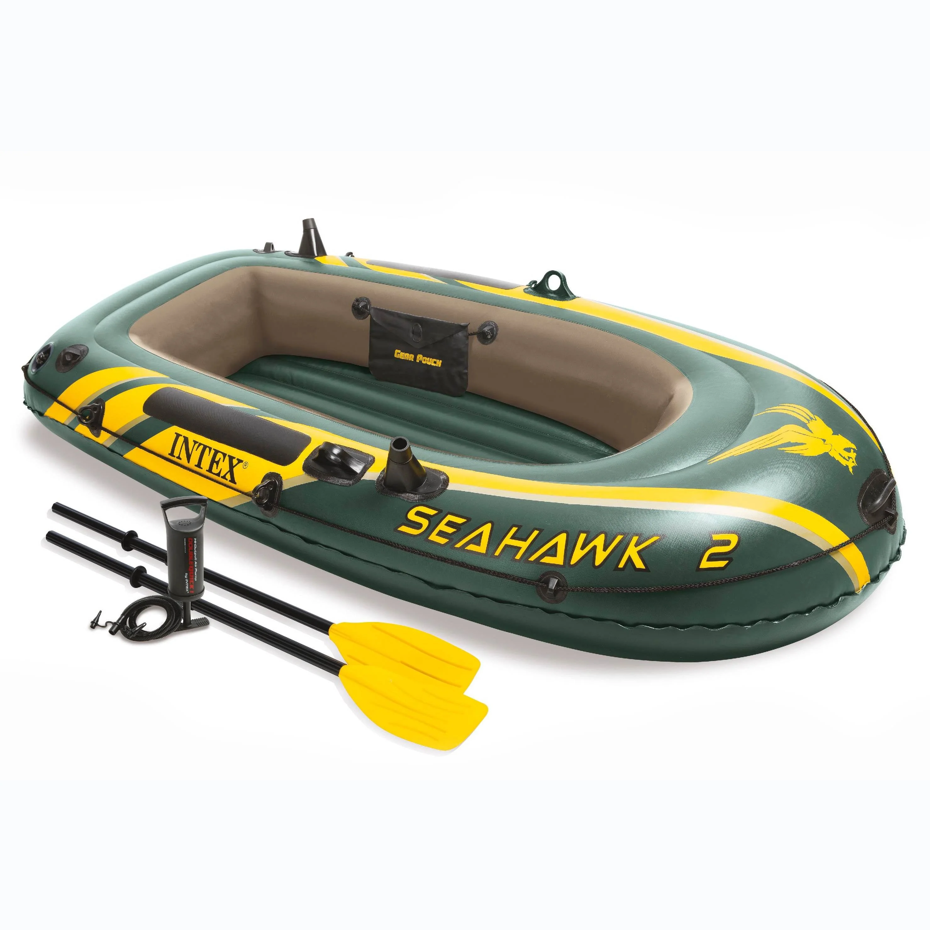 Intex Seahawk 2 Inflatable Boat Set + Oars/Pump/Motor Mount | 68347EP + 68624E - Image 2
