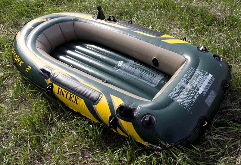 Intex Seahawk 2 Inflatable Boat Set With Oars And Air Pump | 68347EP - Image 7