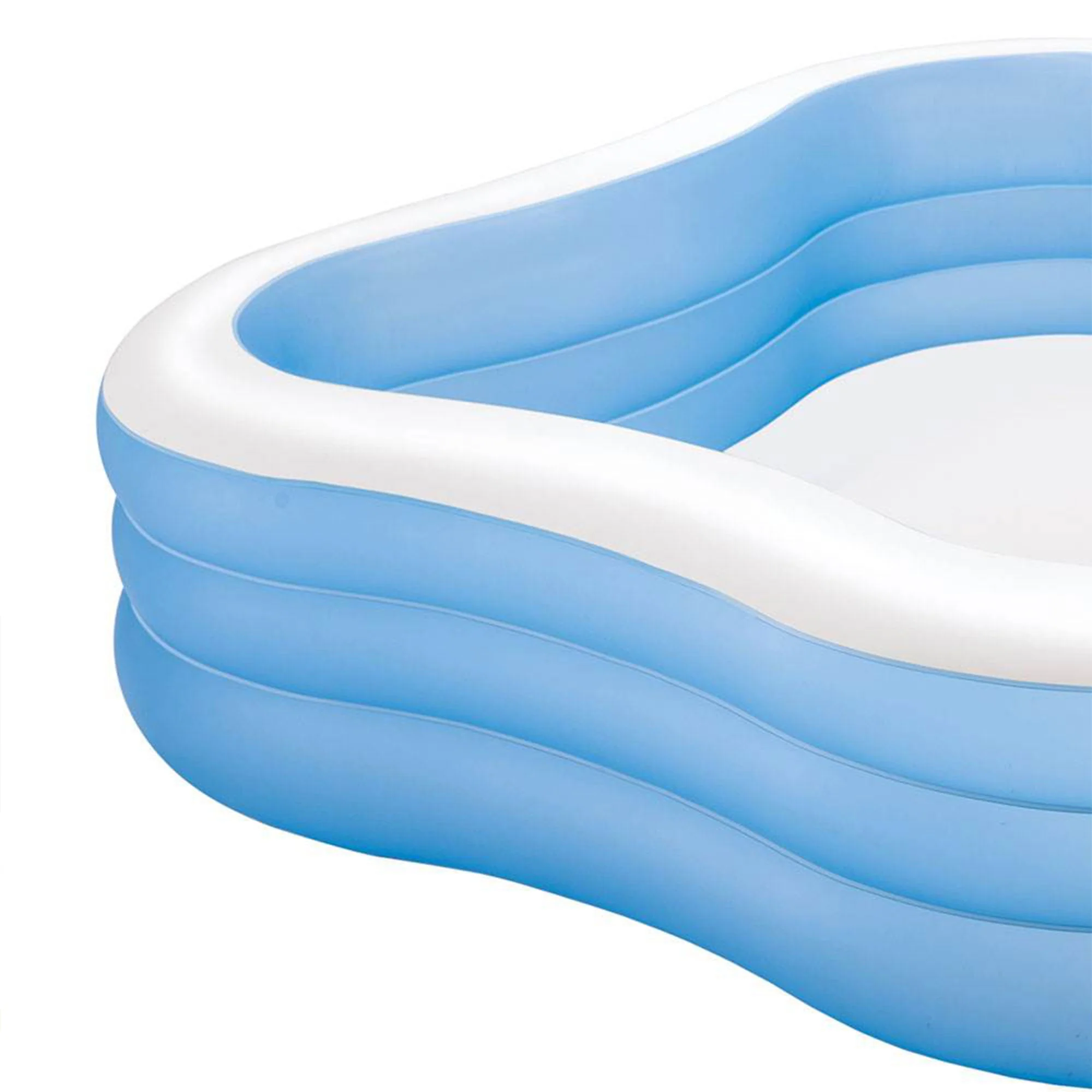 Intex Swim Center 90in x 90in x 2in Inflatable Play Kids Backyard Swimming Pool - Image 2