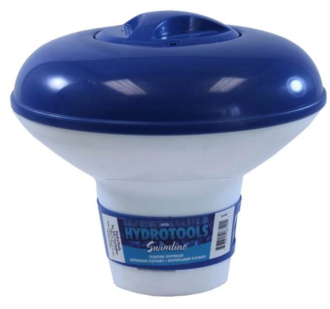 Intex Swimming Pool Pole Kit w/ Skimmer & Hydrotools Floating Chlorine Dispenser - Image 9