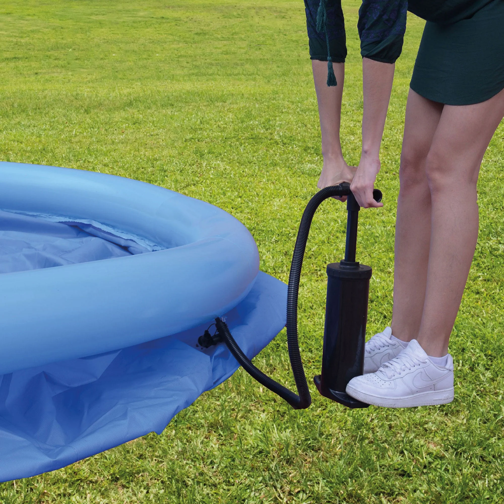 JLeisure 5.5' x 20" Prompt Set Inflatable Outdoor Above Ground Kid Swimming Pool - Image 3