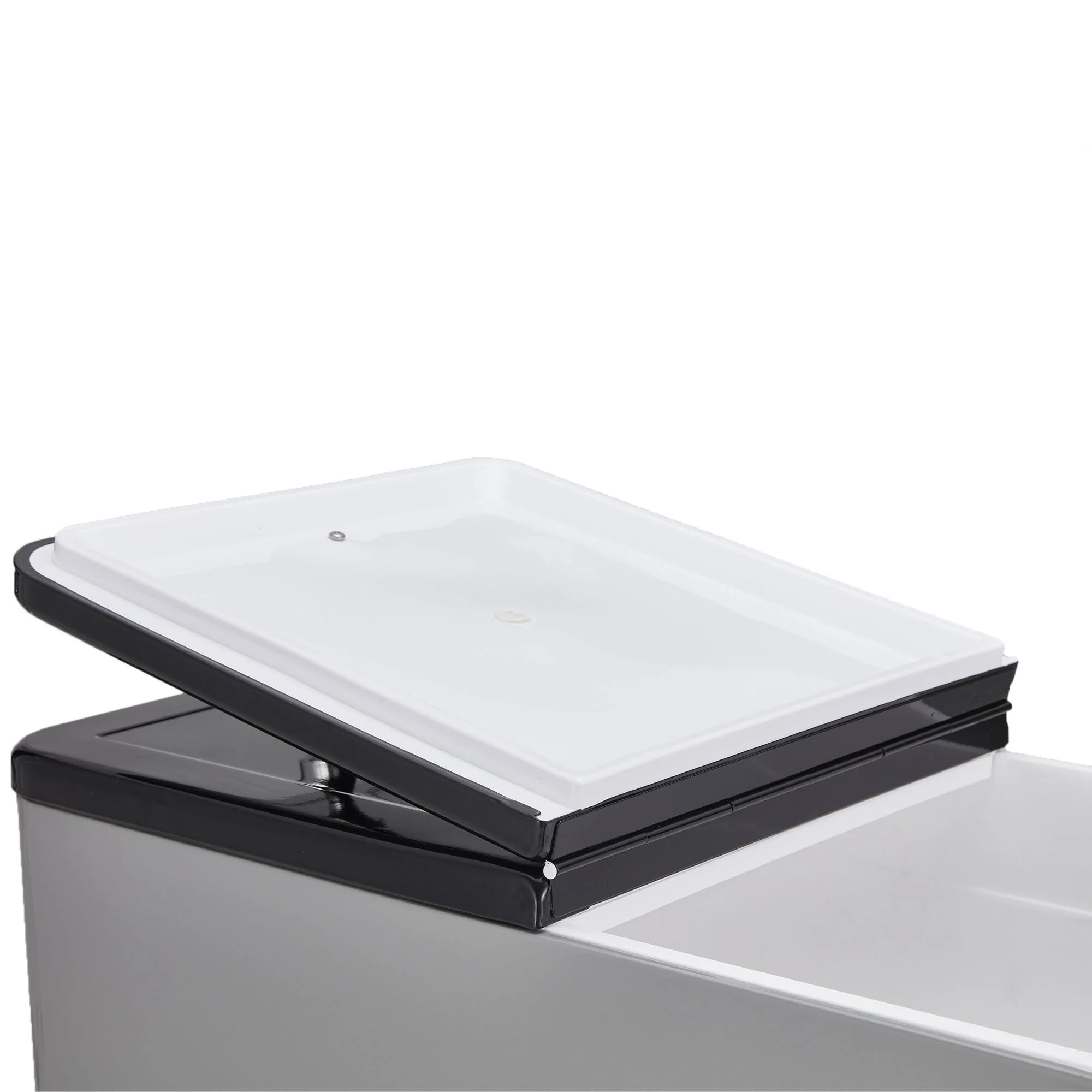 JOMEED 80 Quart Rolling Cooler Cart Ice Chest w/ Drain & Bottle Opener, Silver - Image 4