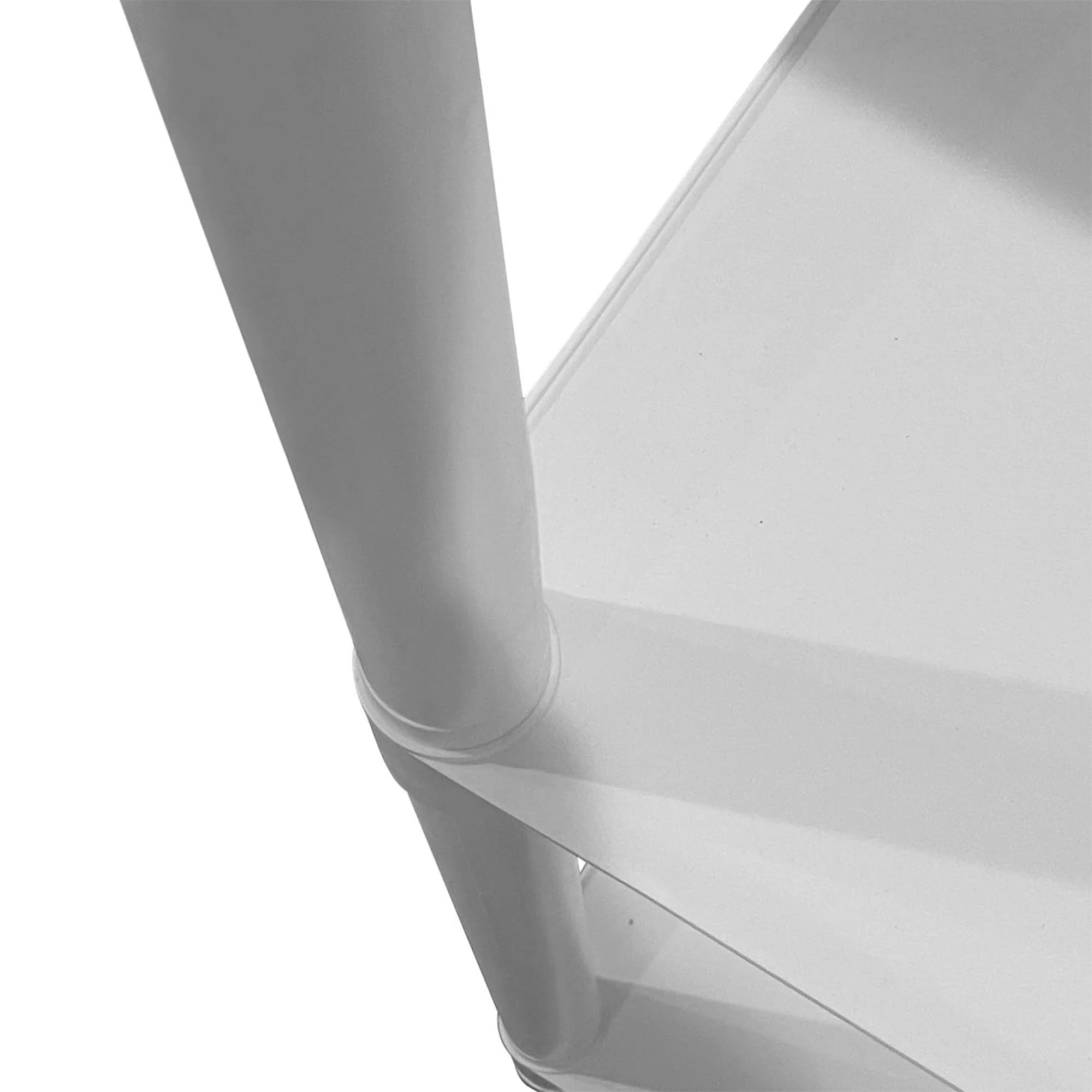 Juggernaut Storage 75.5" Plastic 5 Tier Garage/Shed Utility Shelving Rack, White - Image 9