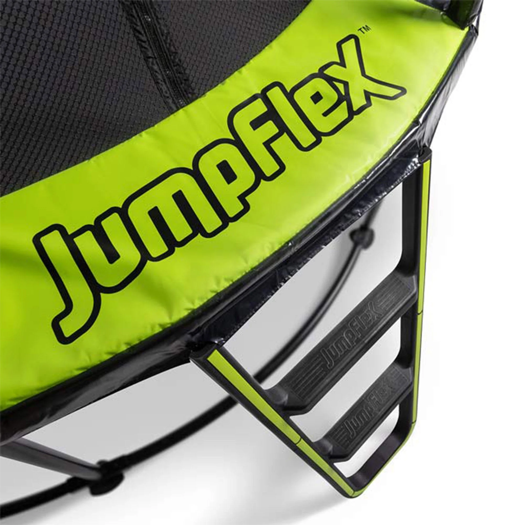 JumpFlex HERO 14' Trampoline for Kids Outdoor Play Equipment with Net & Ladder - Image 6