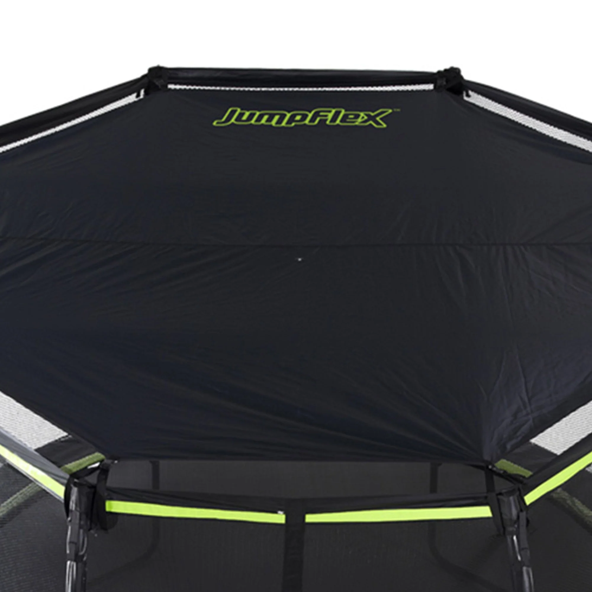 JumpFlex SMARTSHADE FLEX 12 Foot Soft Protective Trampoline Canopy Cover, Black - Image 4