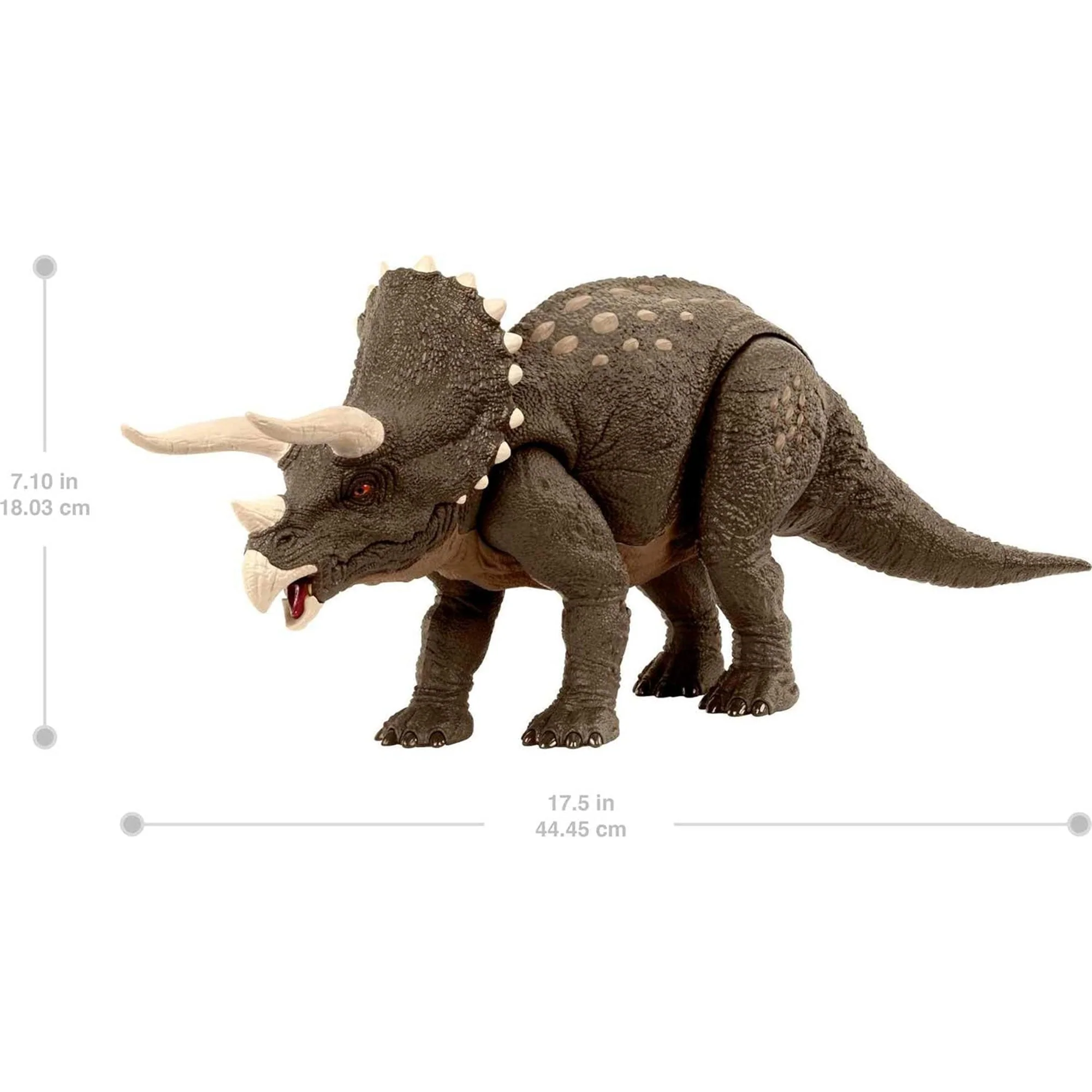 Jurassic World Triceratops Dinosaur Toy Habitat Defender Figure for 4 Years Plus - Image 2