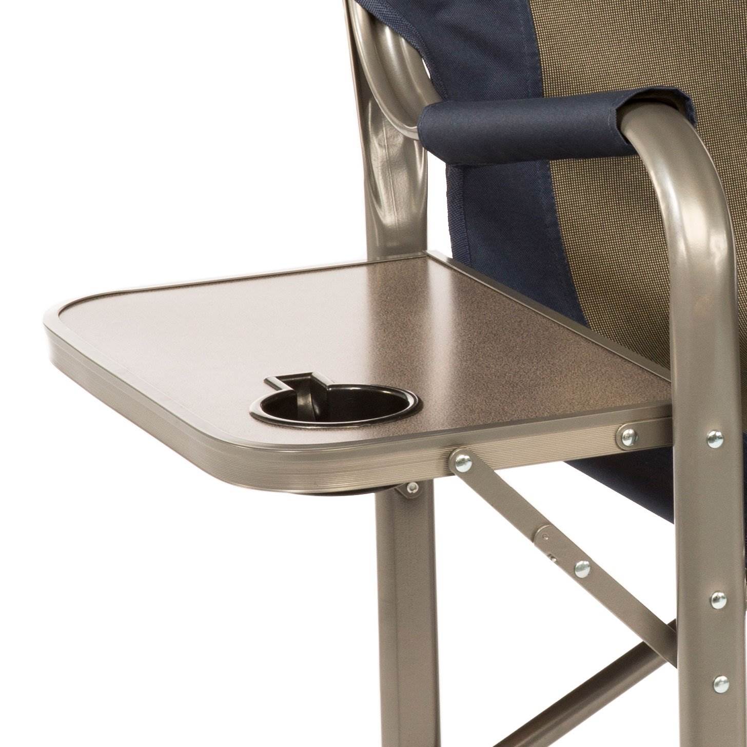 Kamp-Rite CC105 Tailgating Camp Folding Directors Chair with Side Table (4 Pack) - Image 4