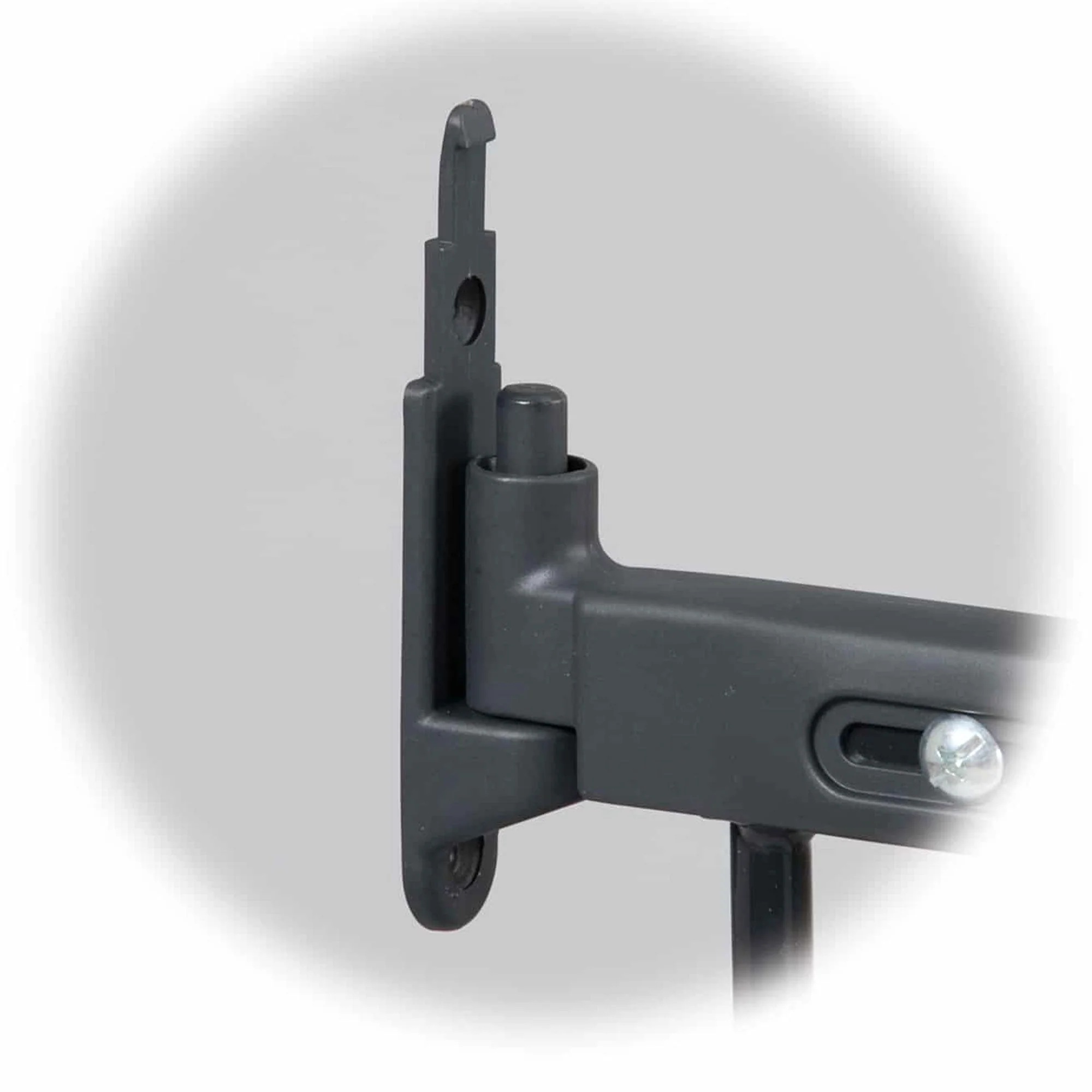 KidCo Angle Mount Safeway Stair Top Quick Release Baby Gate, 42.5x30.5 In, Black - Image 5