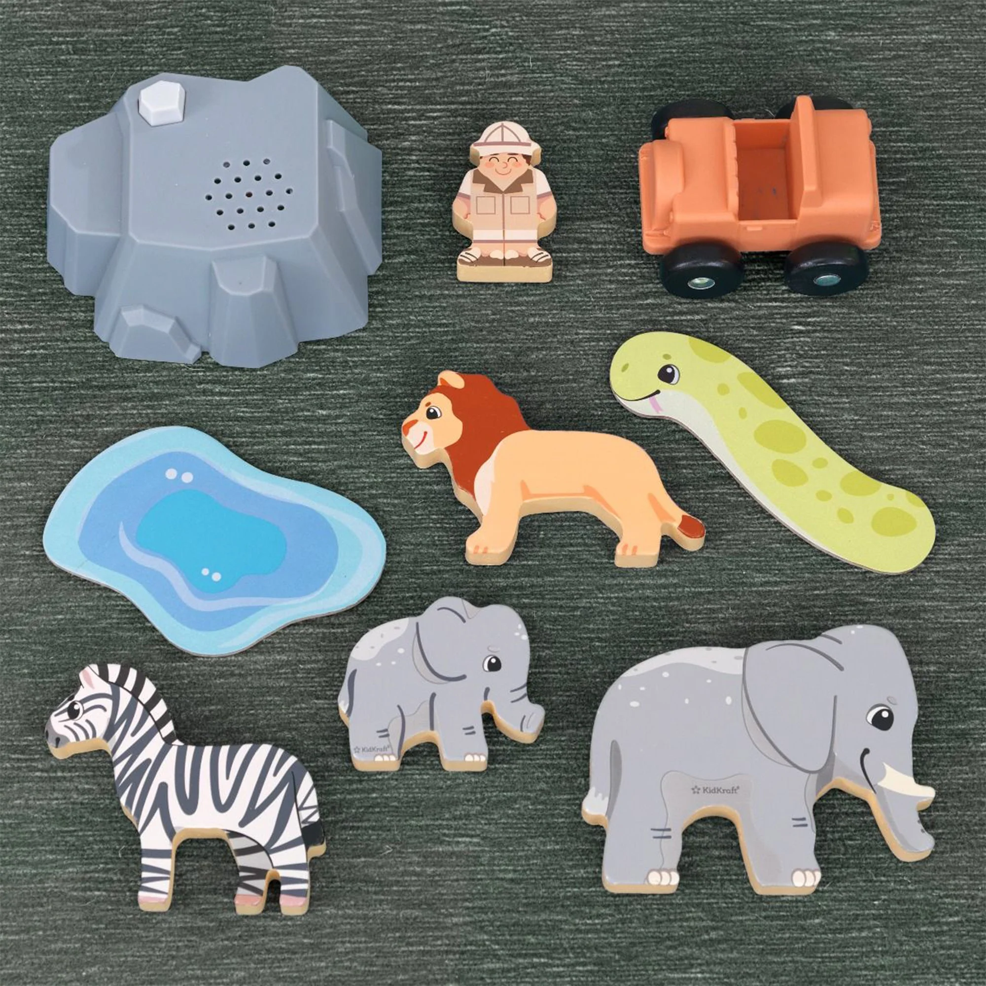 KidKraft Safari 2 In 1 Ride and Play with EZ Kraft 9 Piece Assembly, Kids 3 to 5 - Image 3