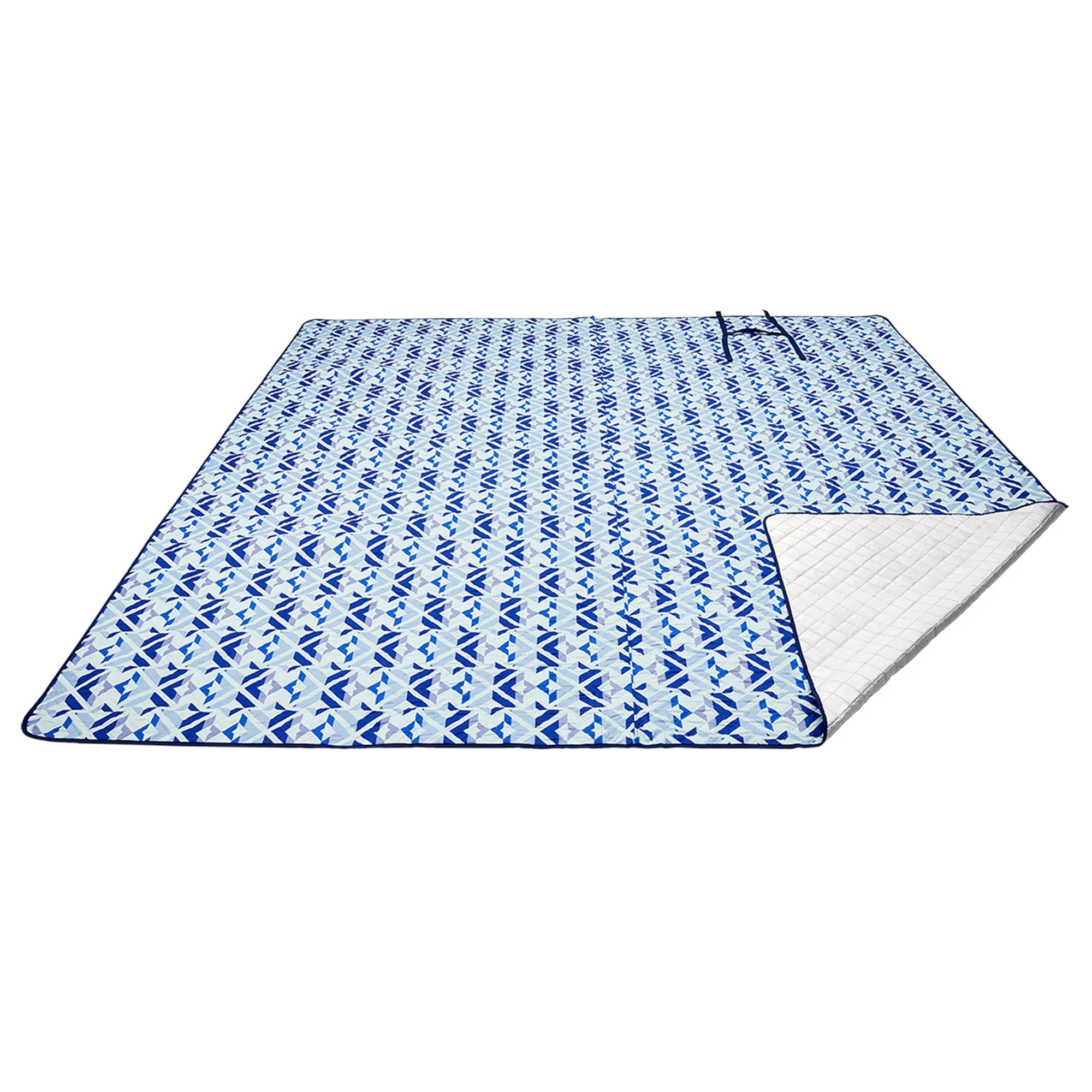KingCamp Portable Outdoor Waterproof Picnic Hiking Blanket 78" x 118", Blue - Image 2