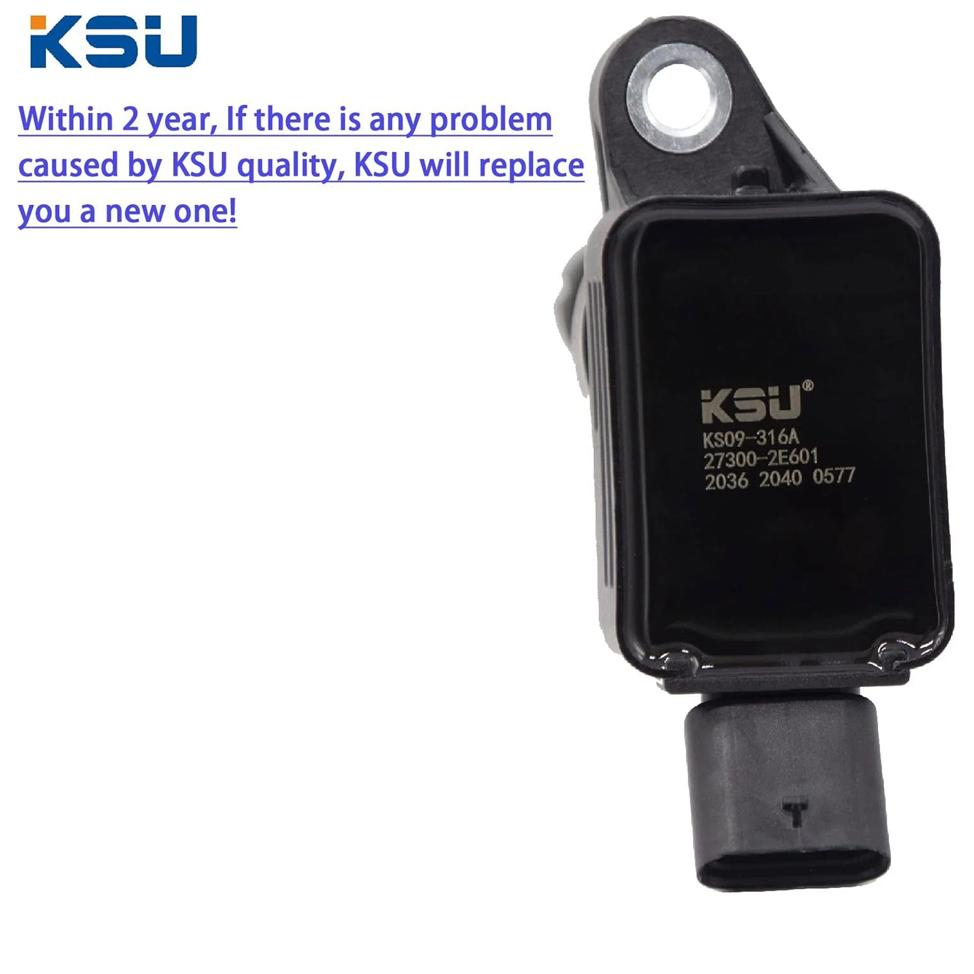 KSU 09-316A Premium Replacement Copper Wire Ignition Coils, Compatible with Selected Hyundai and Kia Models for Mechanics and Auto Enthusiasts (4 Pack) - Image 4
