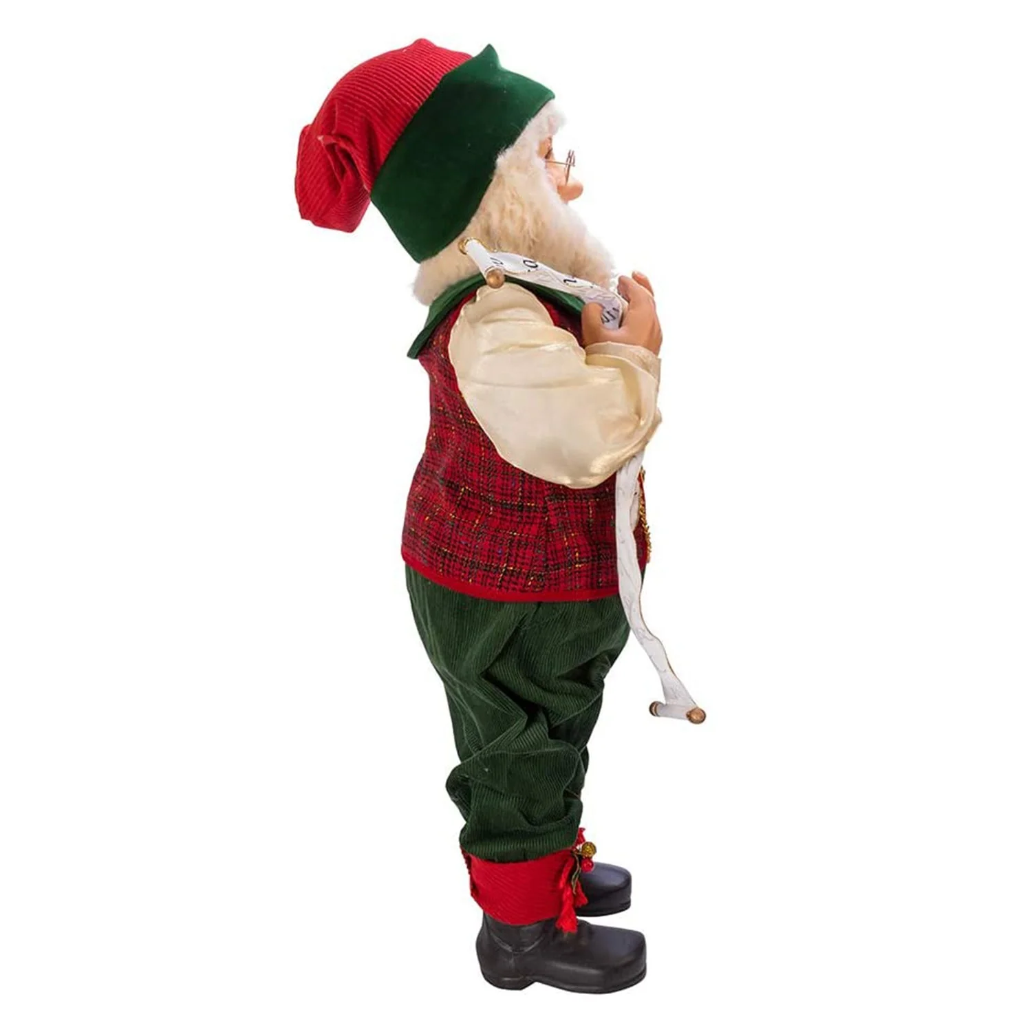 Kurt Adler 36 In Kringles Elf Figurine for Fans and Collectors, Red and Green - Image 4