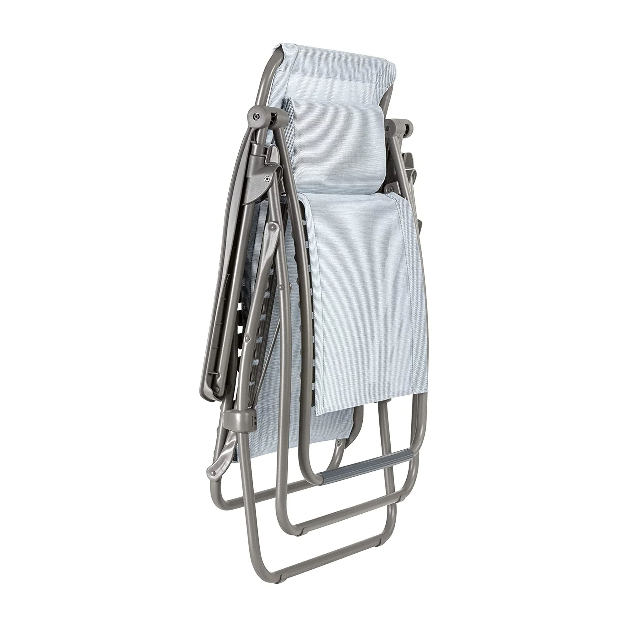 Lafuma R-Clip Batyline Iso Relaxation Zero Gravity Lounge Recliner Chair, Ciel - Image 2