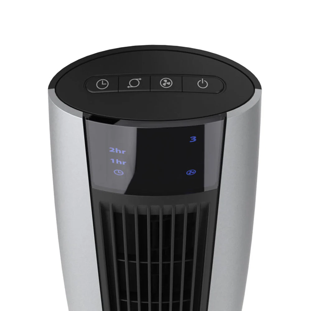 Lasko 3 Speed Oscillating Tower Fan with Multi Function Remote Control, Black - Image 2