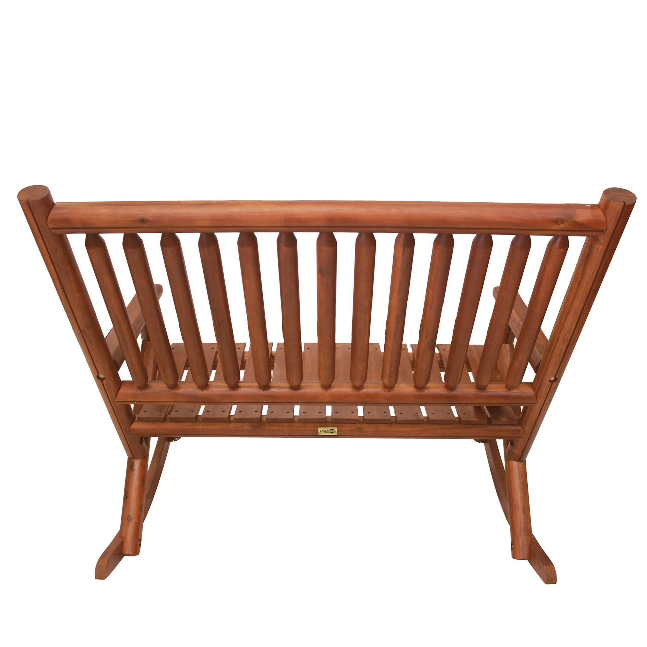 Leigh Country Double Porch Rocking Chair with Curved Seat Slats for Patio Spaces - Image 7