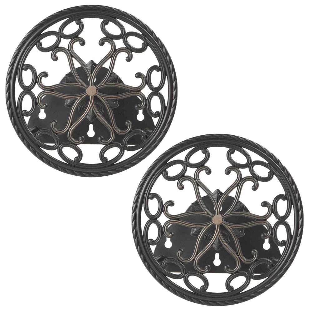 Liberty Garden Aluminum Decorative Wall Mount Butler Garden Hose Reel (2 Pack) - Image 6