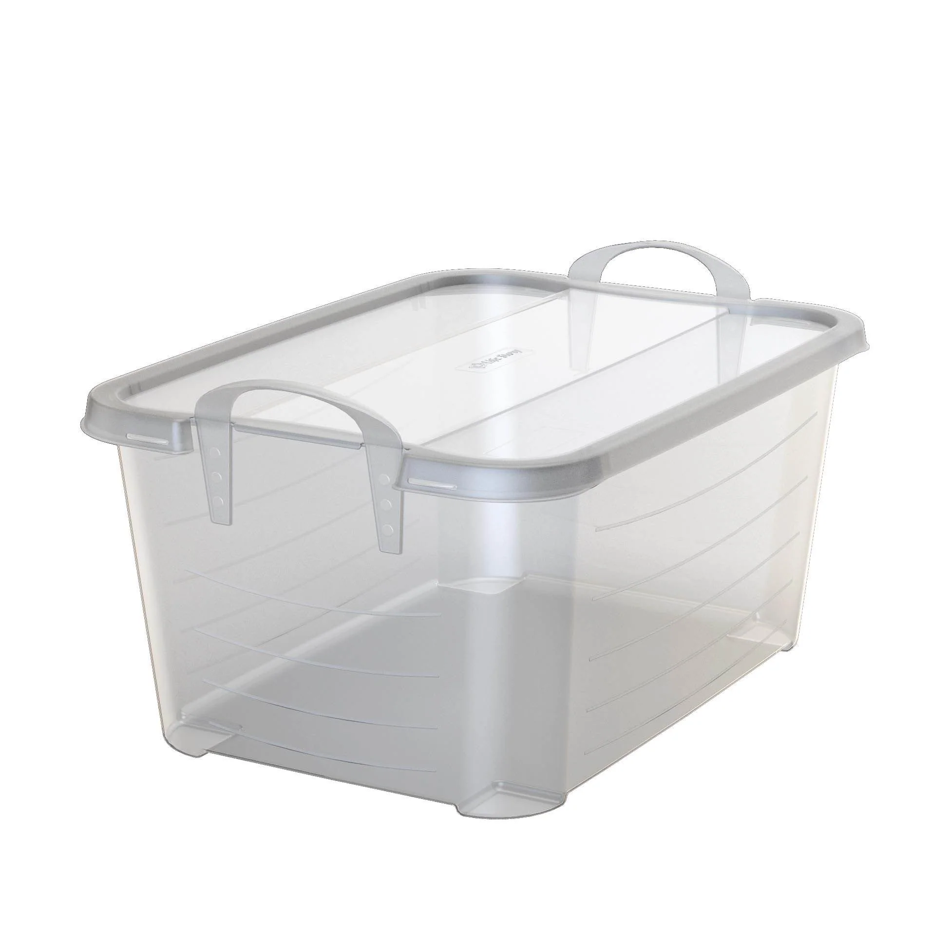 Life Story 55 Quart Stackable Storage Bin, Light Duty Container, Clear, 24 Pack - Image 6