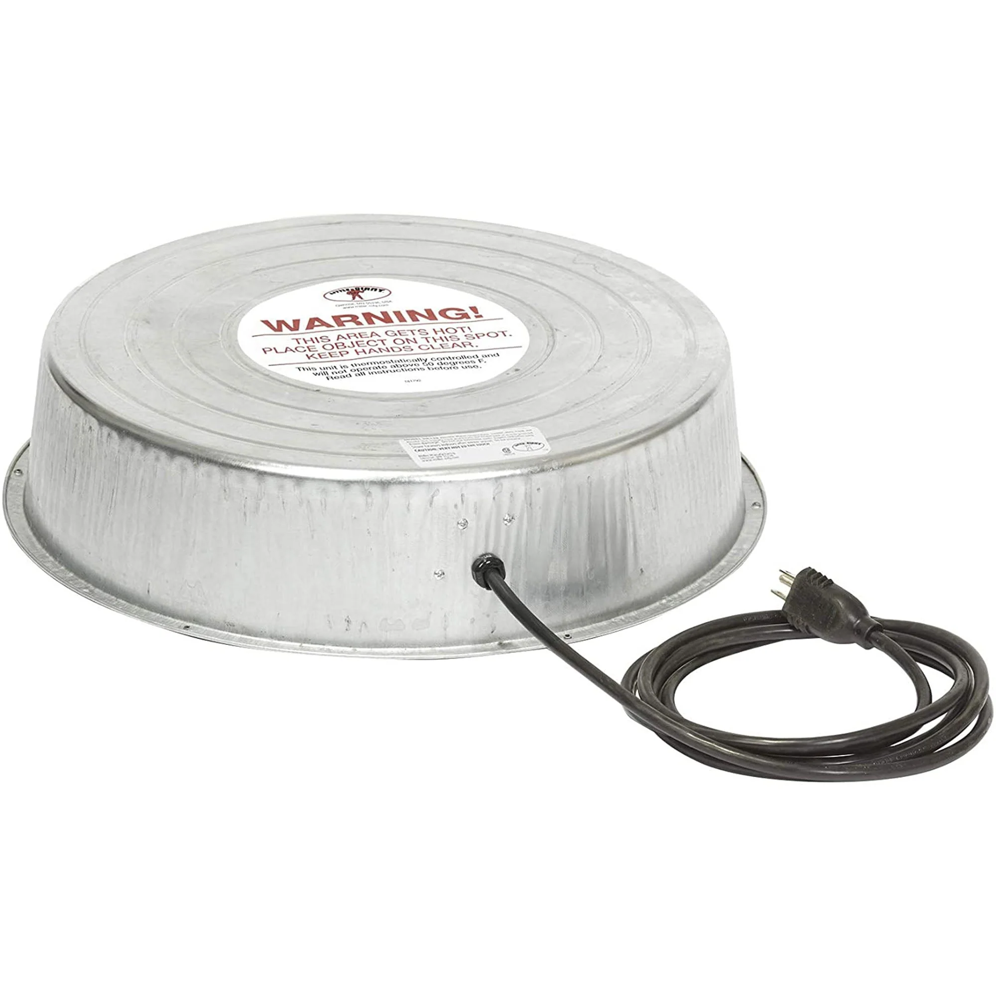 Little Giant 110 Watt Electric Galvanized Steel Water Heater Base for Barns