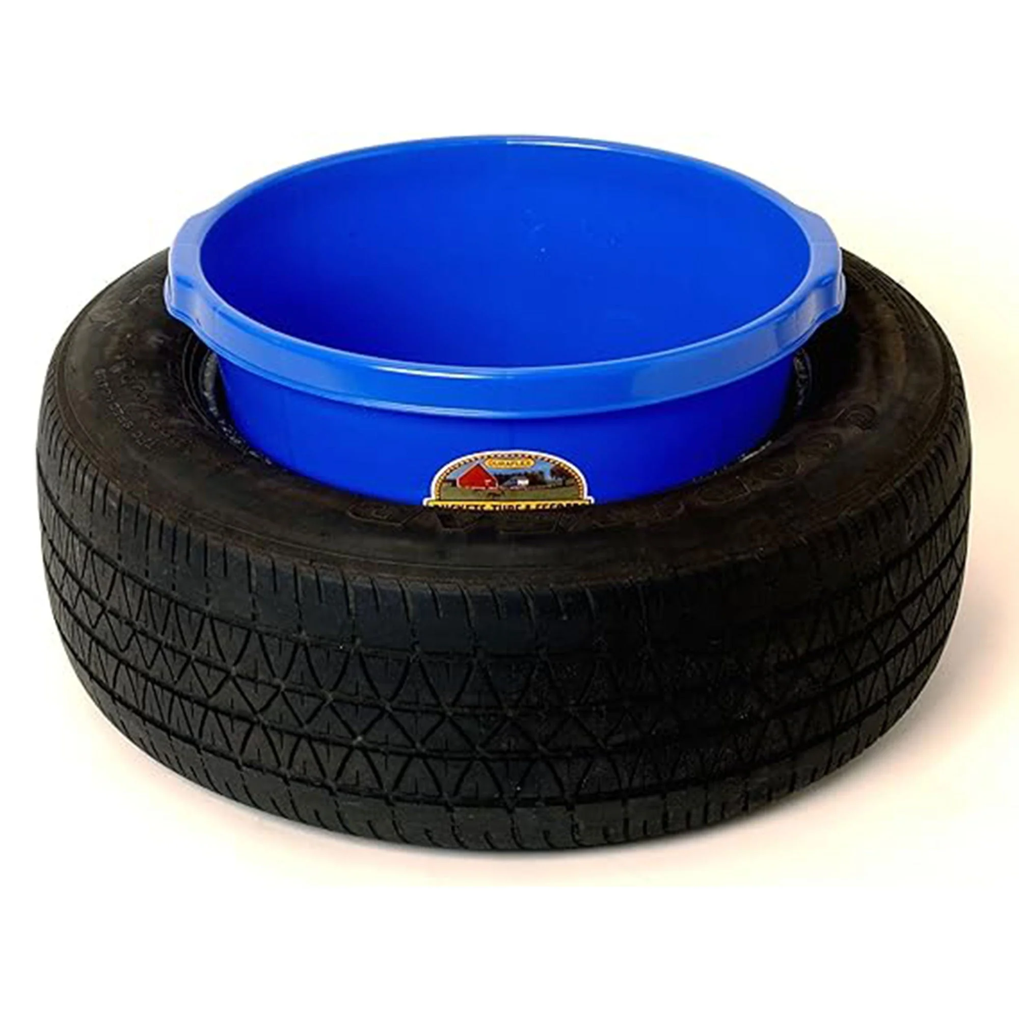 Little Giant 6.5 Gallon Plastic All Purpose Plastic Pond Tub w/ Hand Grips, Blue - Image 6