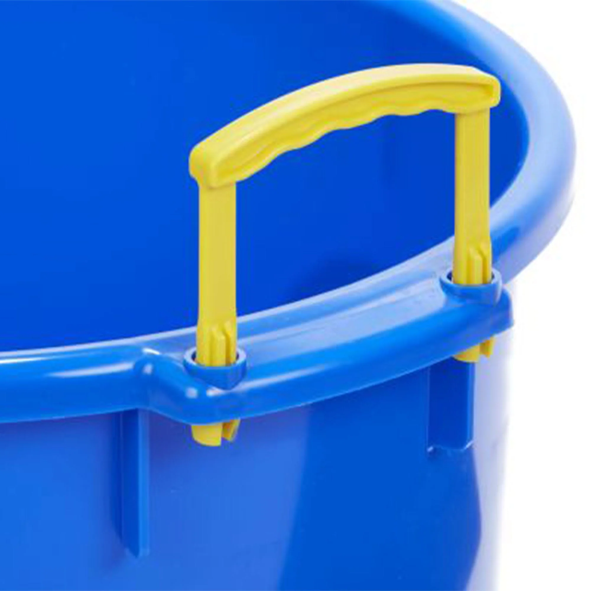 Little Giant 70 Quart Durable and Versatile Utility Muck Tub w/Handles, Blue - Image 6