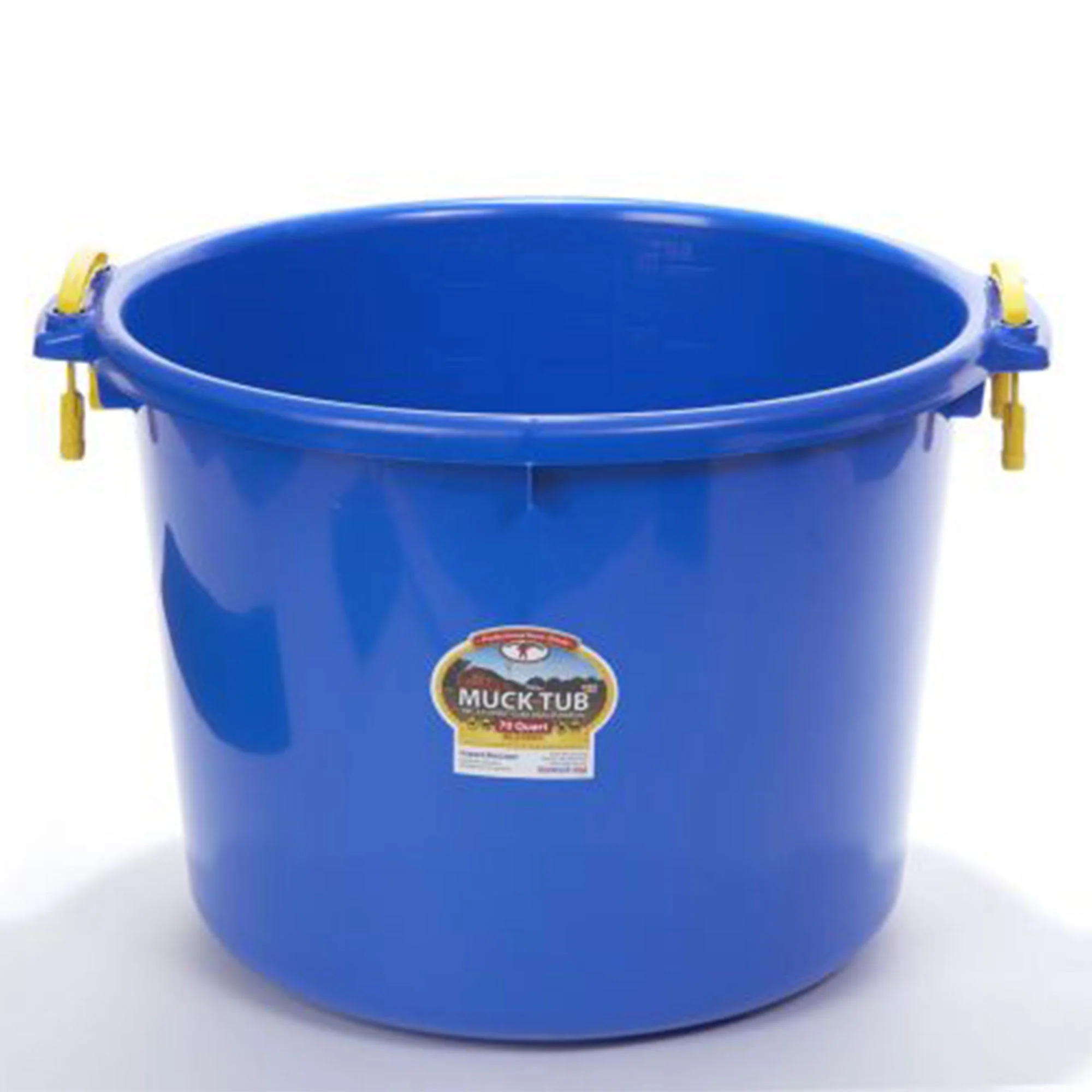 Little Giant 70 Quart Durable and Versatile Utility Muck Tub w/Handles, Blue - Image 9