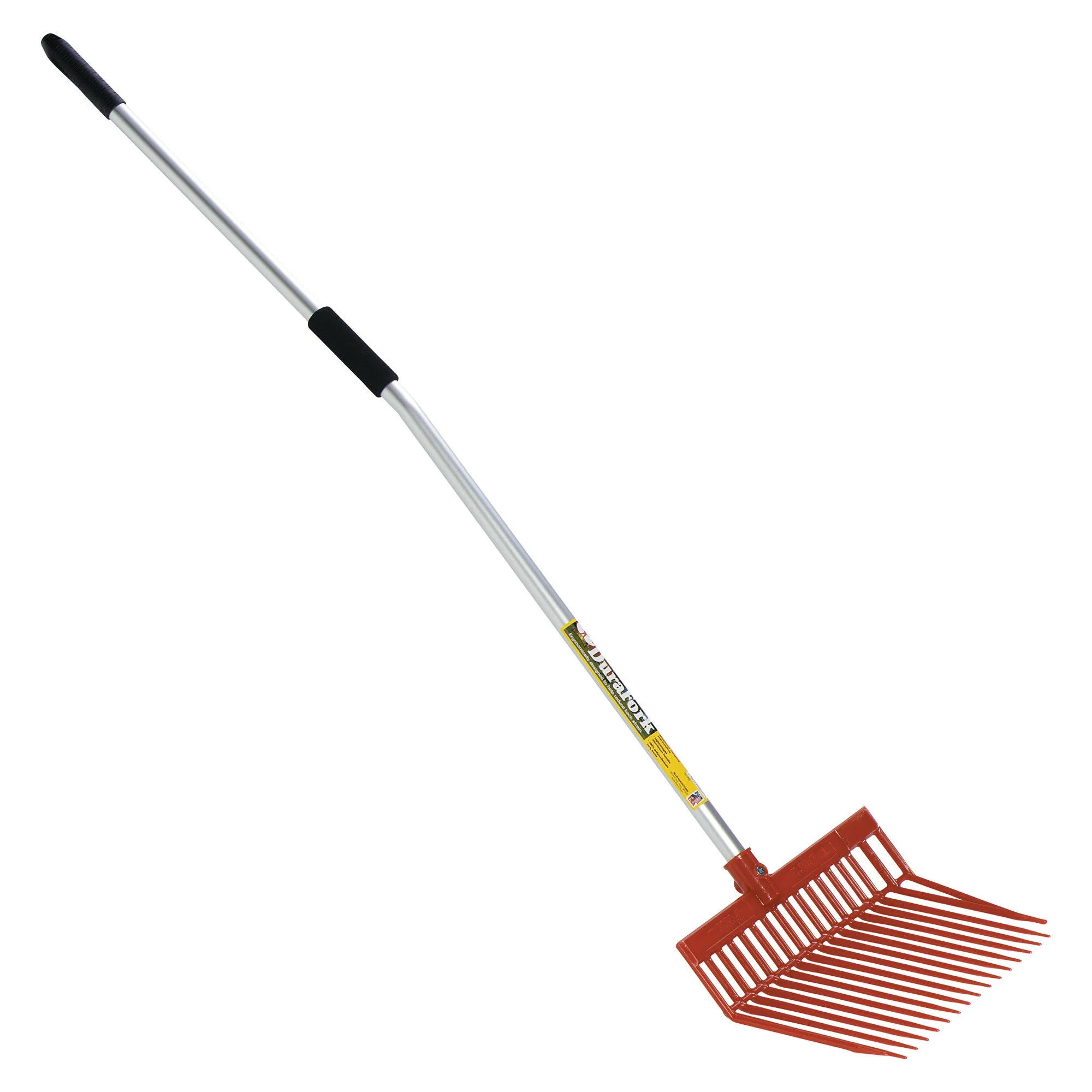 Little Giant DuraFork Polycarbonate Pre Bent Pitchfork with Angled Tines, Red - Image 2