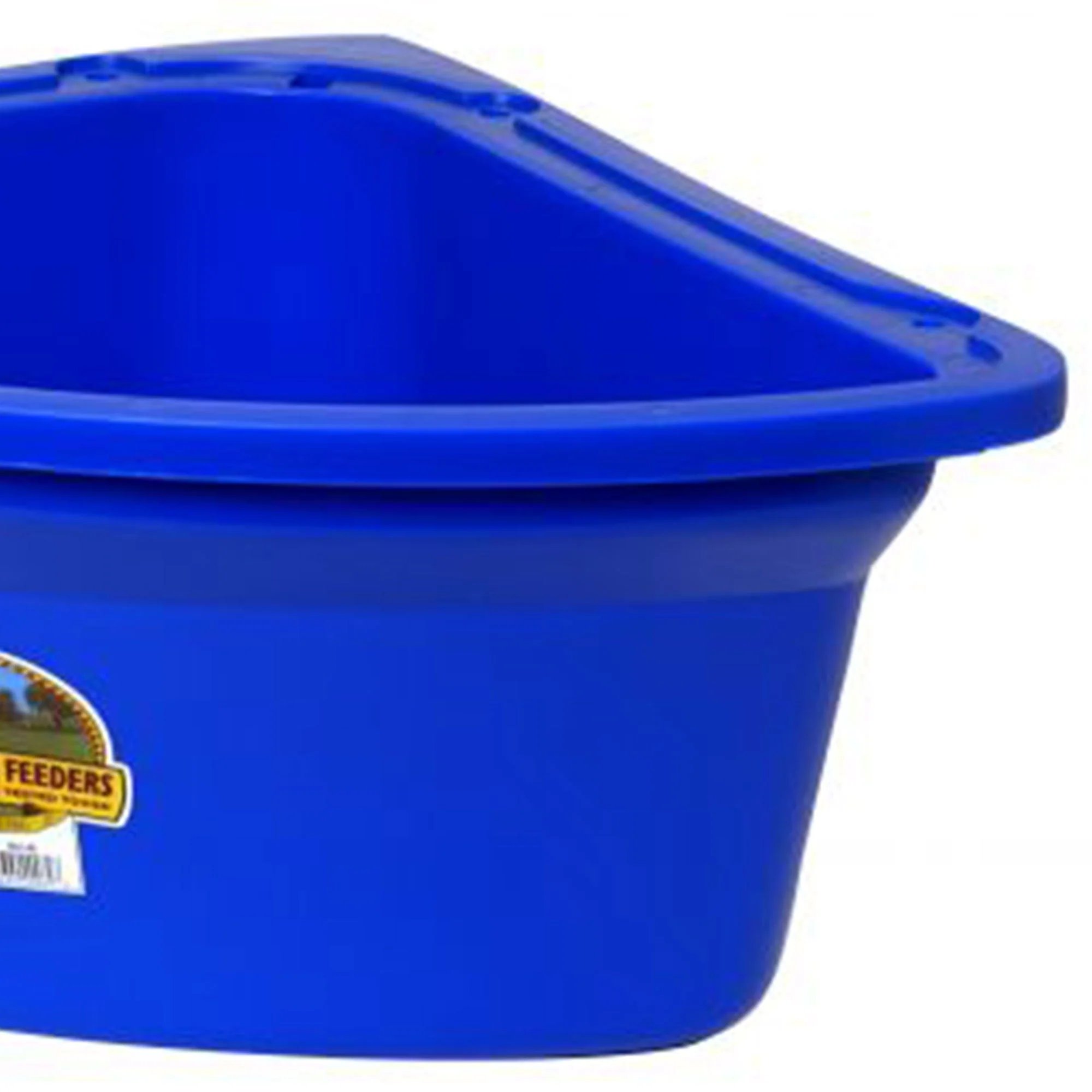 Little Giant PCF6BLUE Heavy Duty Plastic Corner Feeder Holds 6.5 Gallons, Blue - Image 7