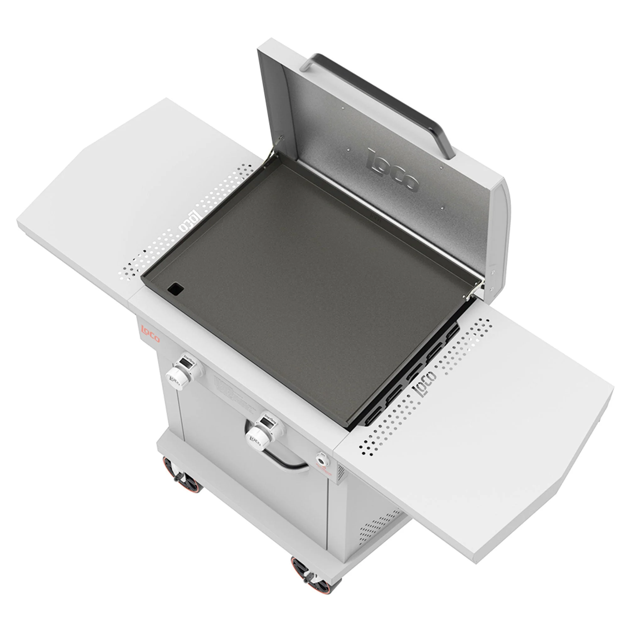 Loco Cookers 2-Burner Digital Series II Propane SmartTemp Flat Top Grill, 26" - Image 8