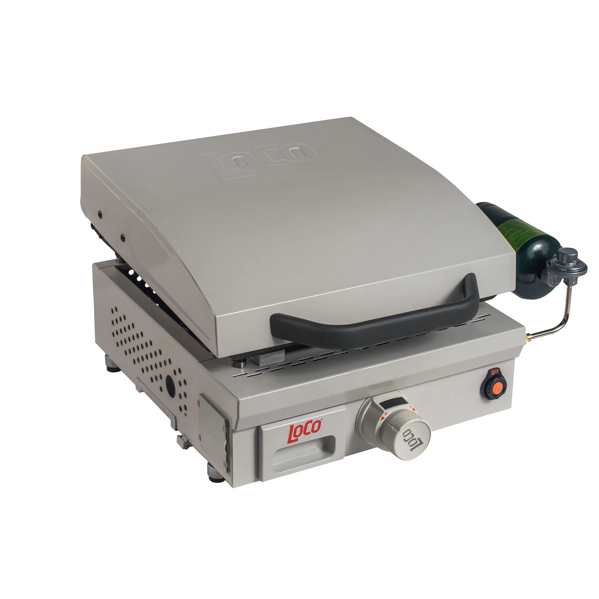 Loco Cookers Portable Digital Propane Burner & Steel Tabletop Foldable Prep Cart - Image 11