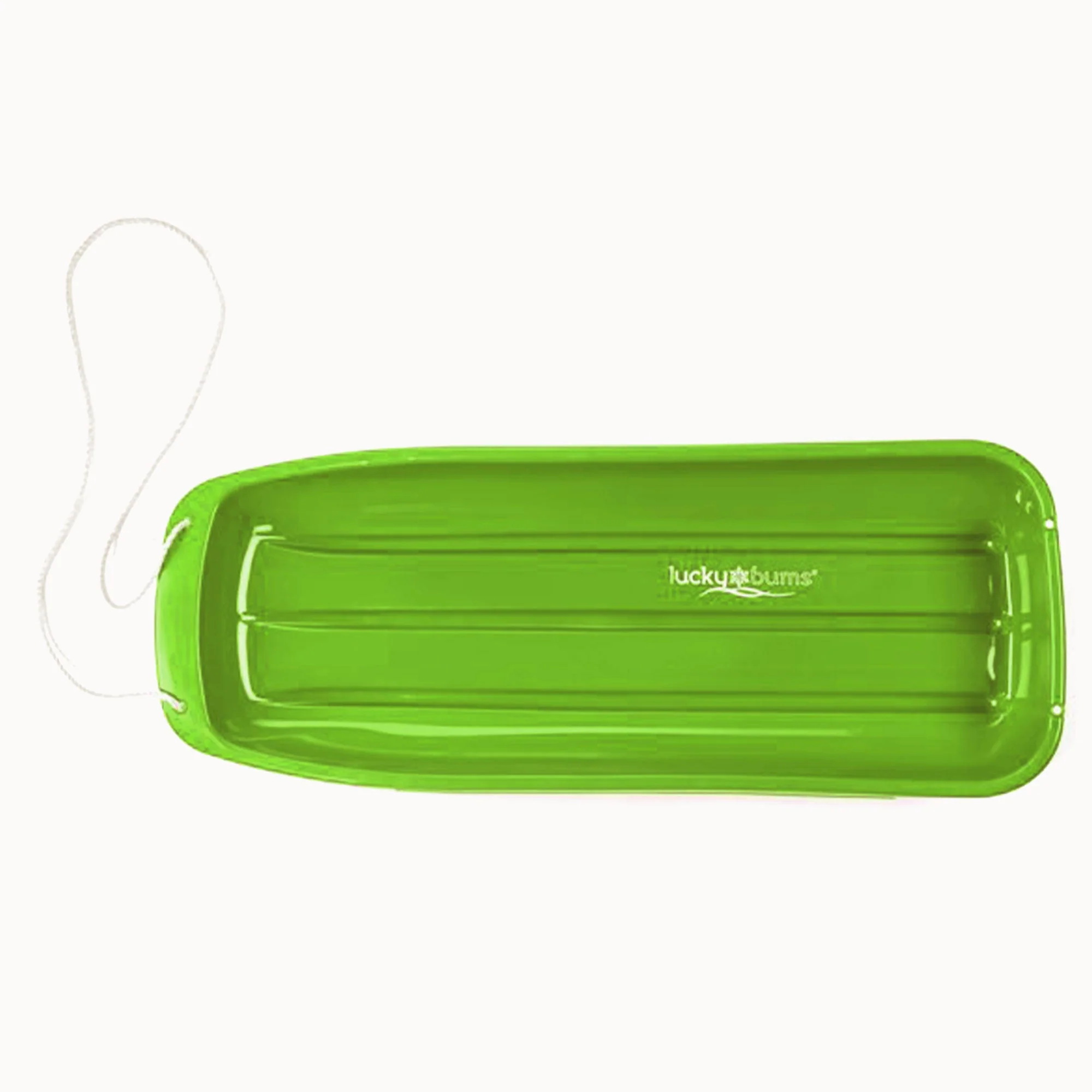 Lucky Bums 48 Inch 1 Person Plastic Sled, Red and 48 Inch 2 Person Sled, Green - Image 3