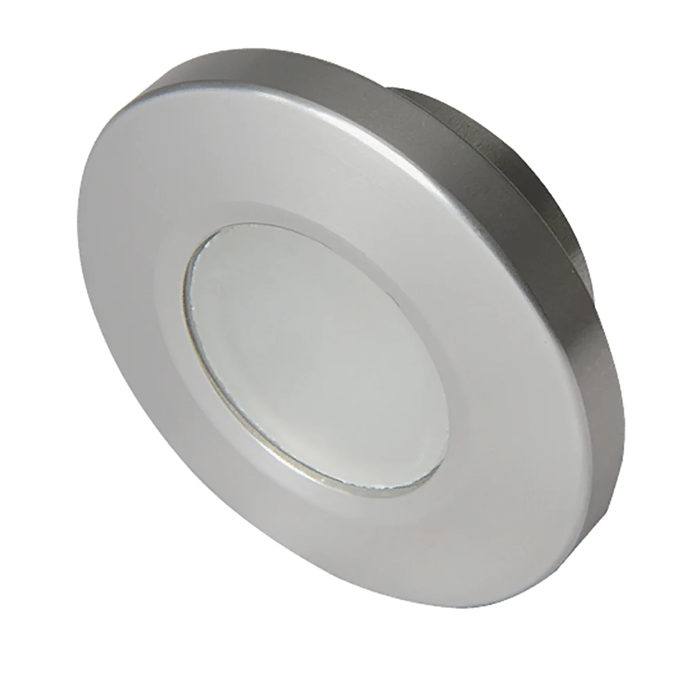Lumitec Orbit Spectrum Flush Mount Down Light - Brushed Housing - White Dimming Red/Blue Non-Dimming - Image 2