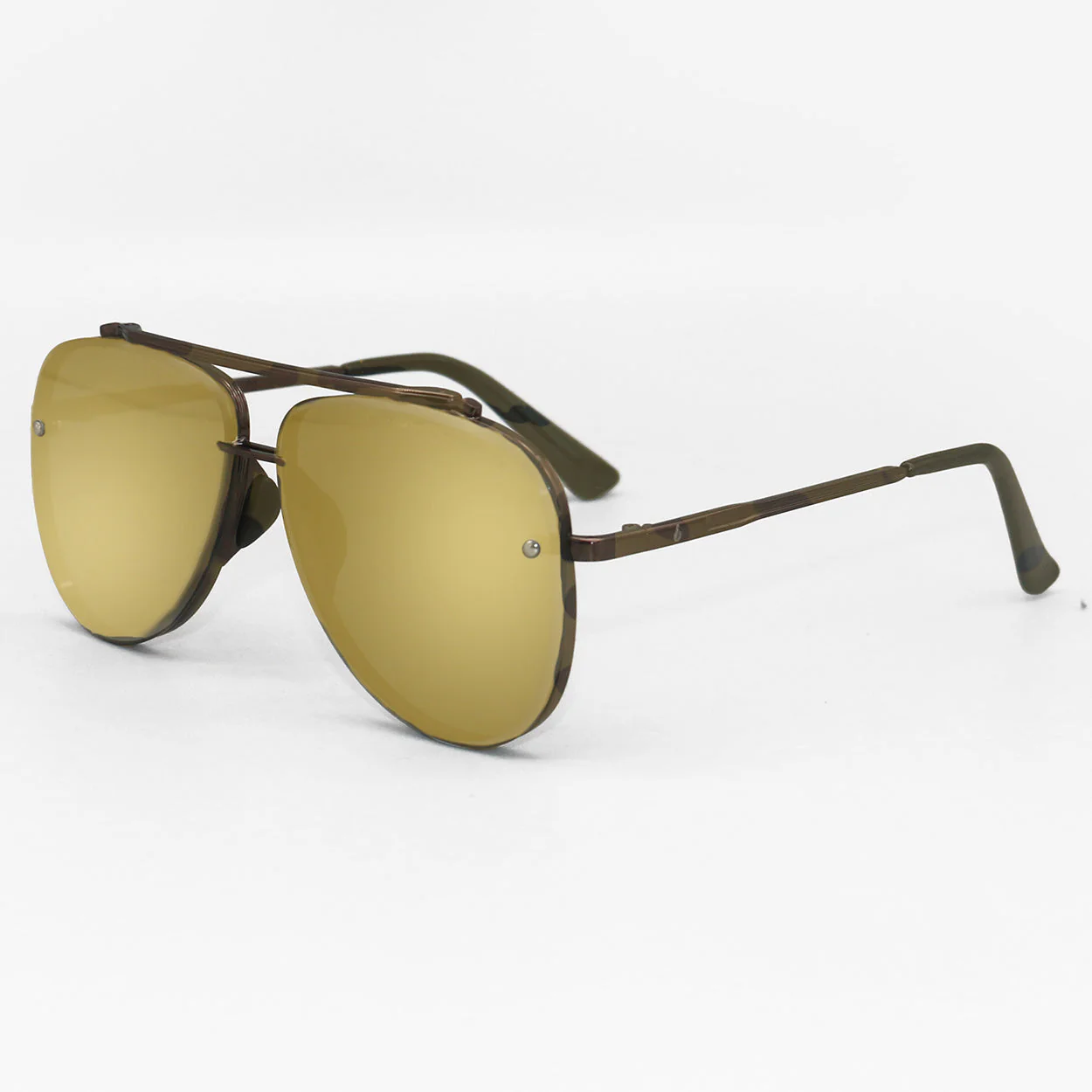 Luna - Tangle Free - Copper Aviator Sunglasses - Image 3