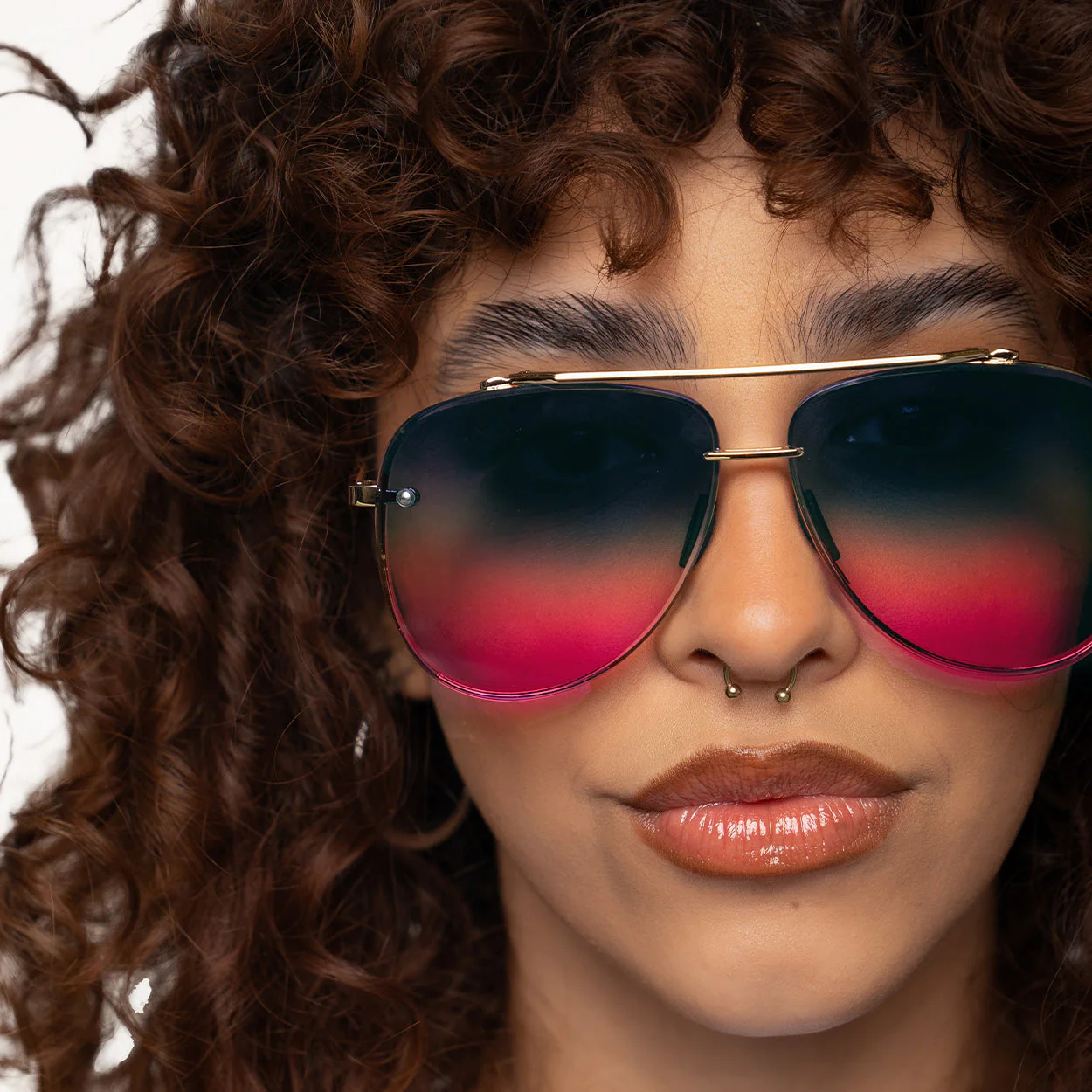 Luna - Tangle Free - Pride Aviator Sunglasses - Image 4