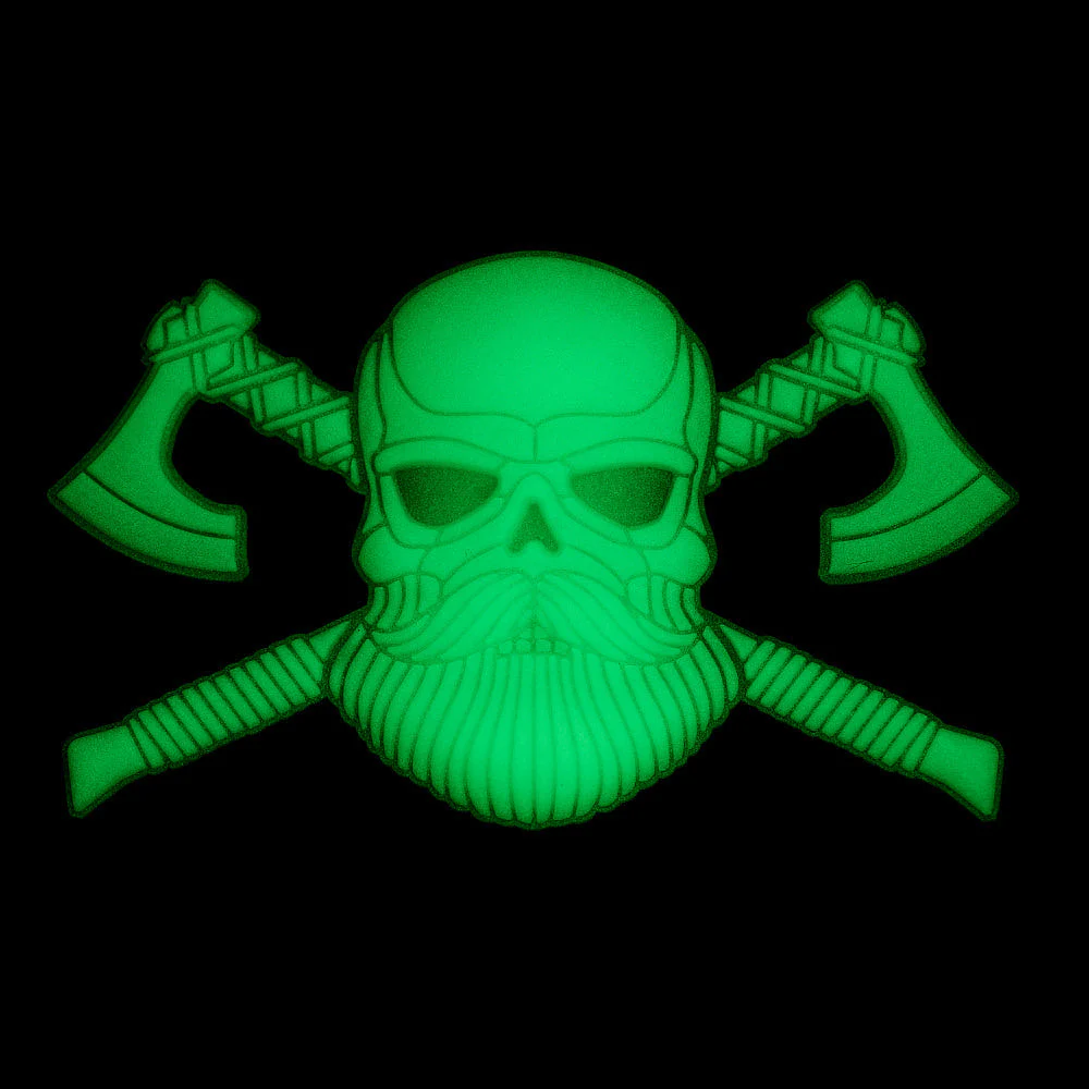 M-Tac Bearded Skull with Axes 3D PVC - Image 10