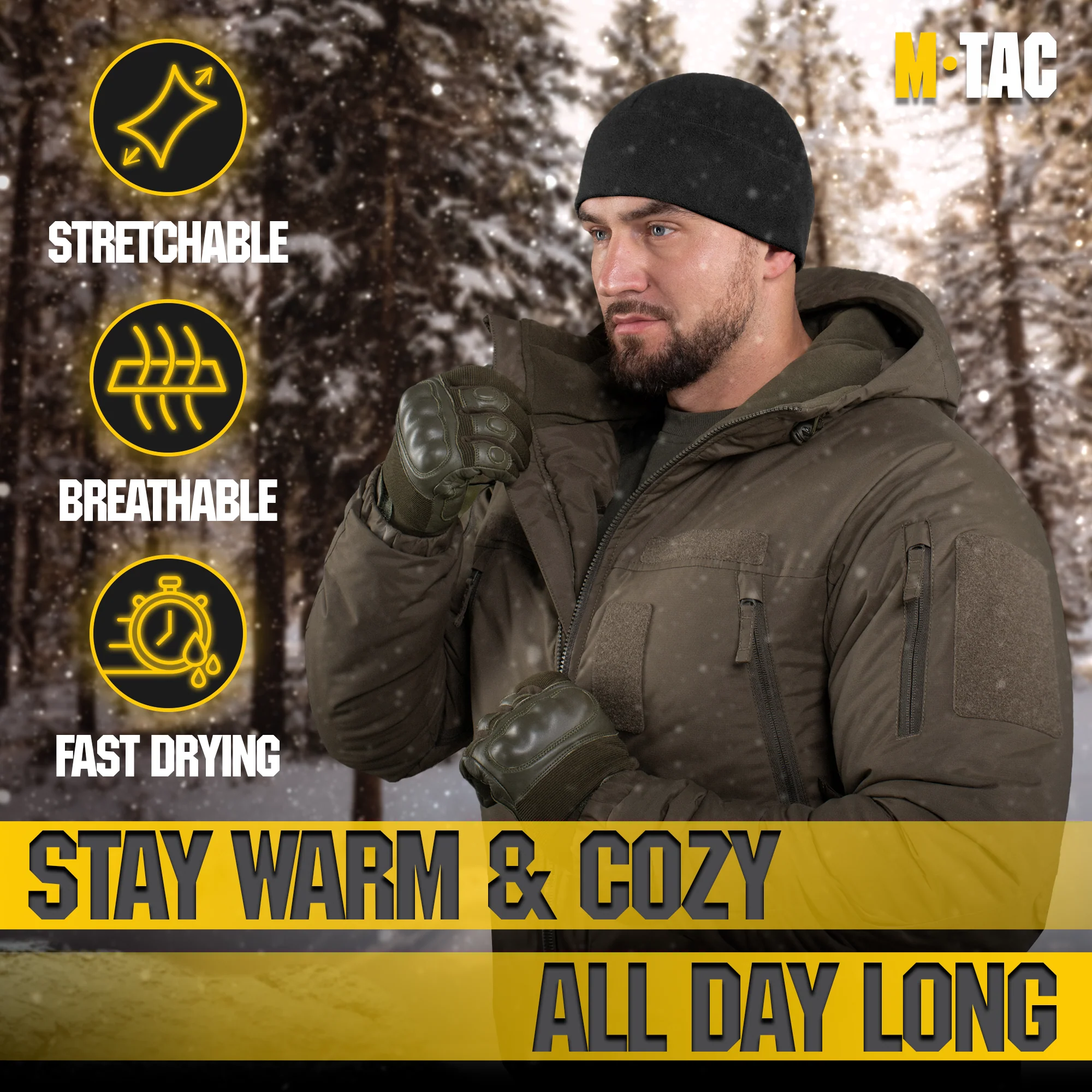 M-Tac Elite Fleece Watch Cap (250 g/m2) - Image 2