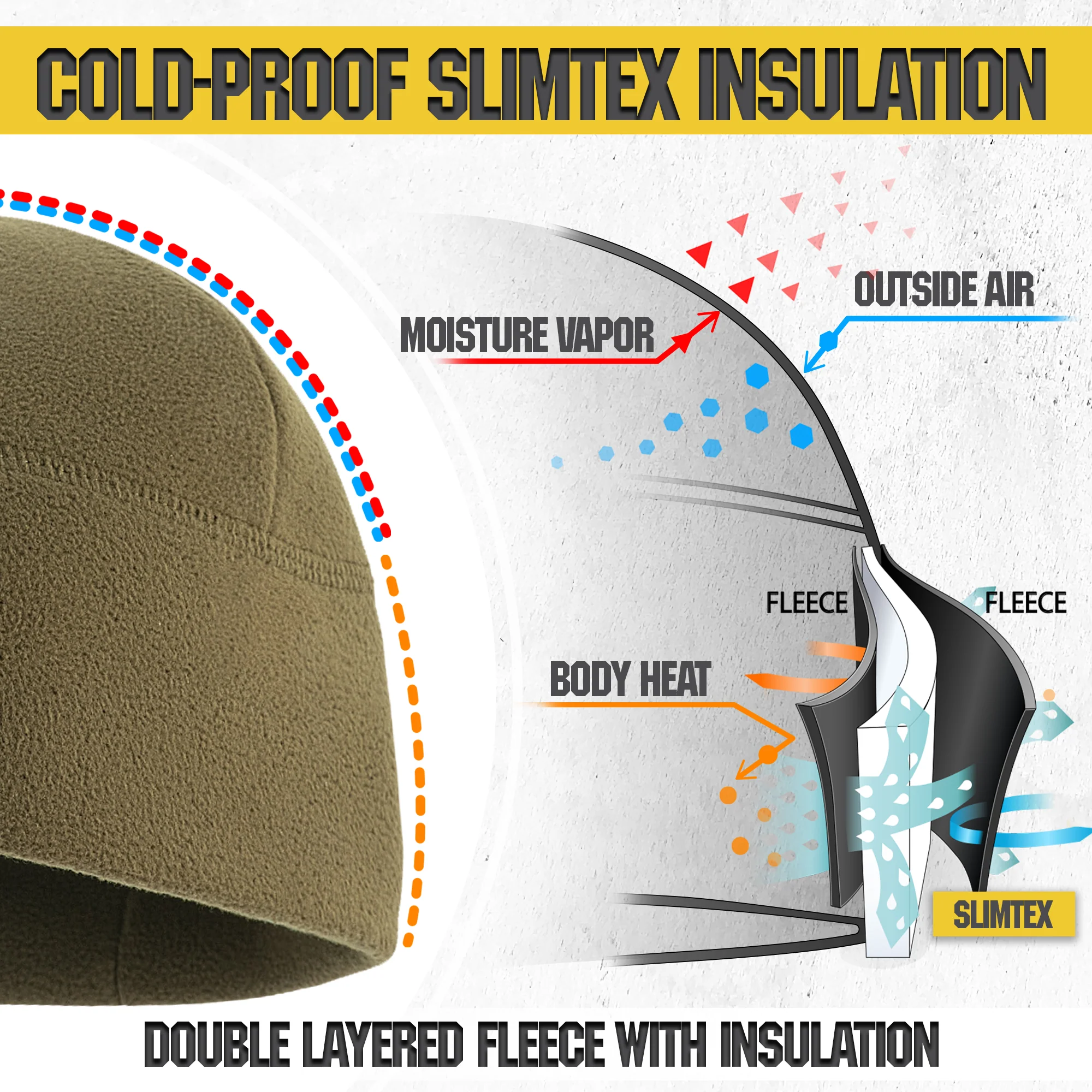M-Tac Elite Fleece Watch Cap with Slimtex (250 g/m2) - Image 9