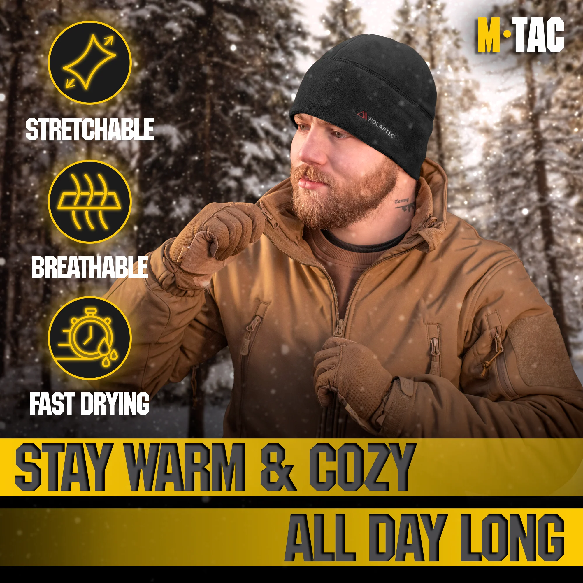 M-Tac Fleece Watch Cap Light Polartec - Image 21