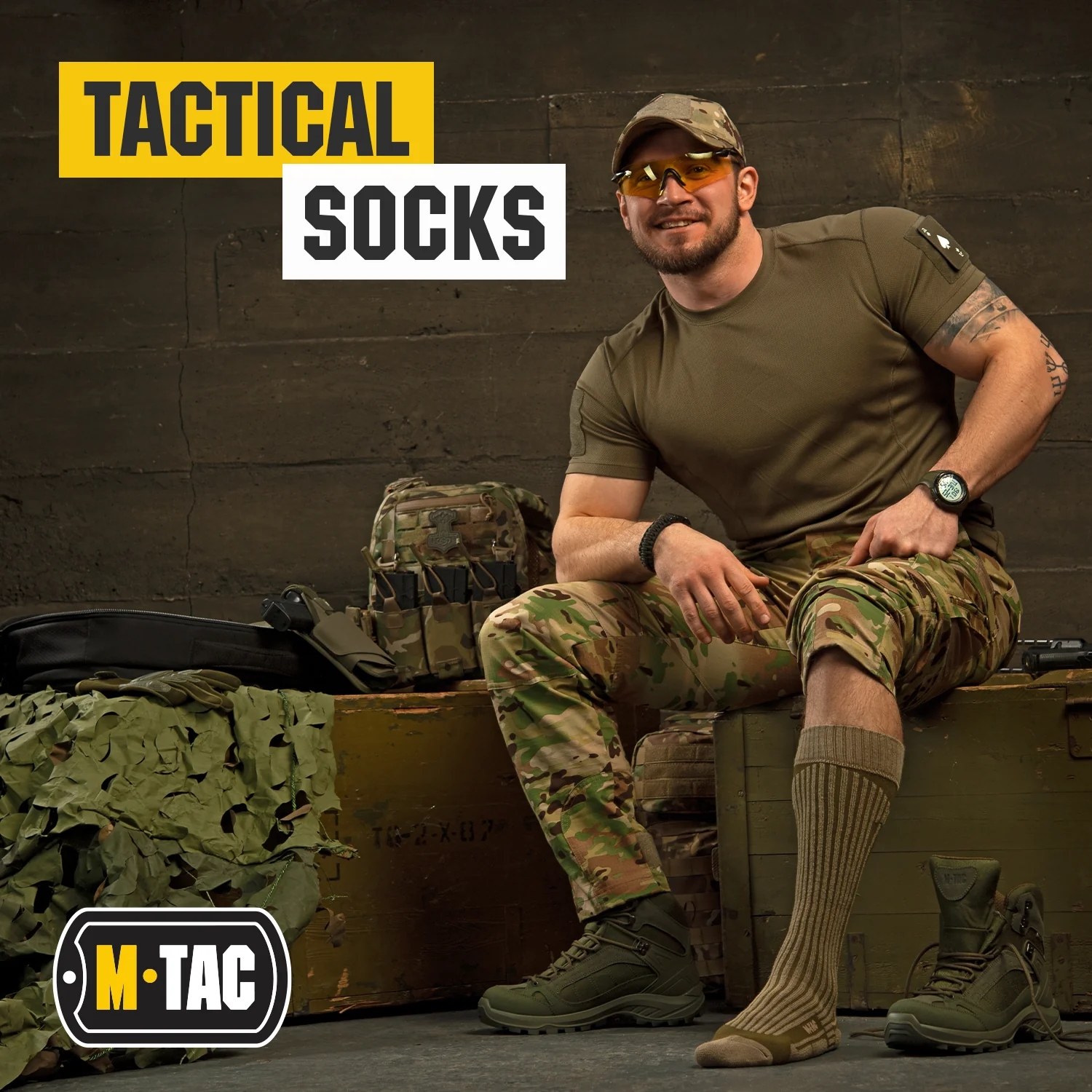 M-Tac Military Mid Calf Socks (Set of 2) - Image 2