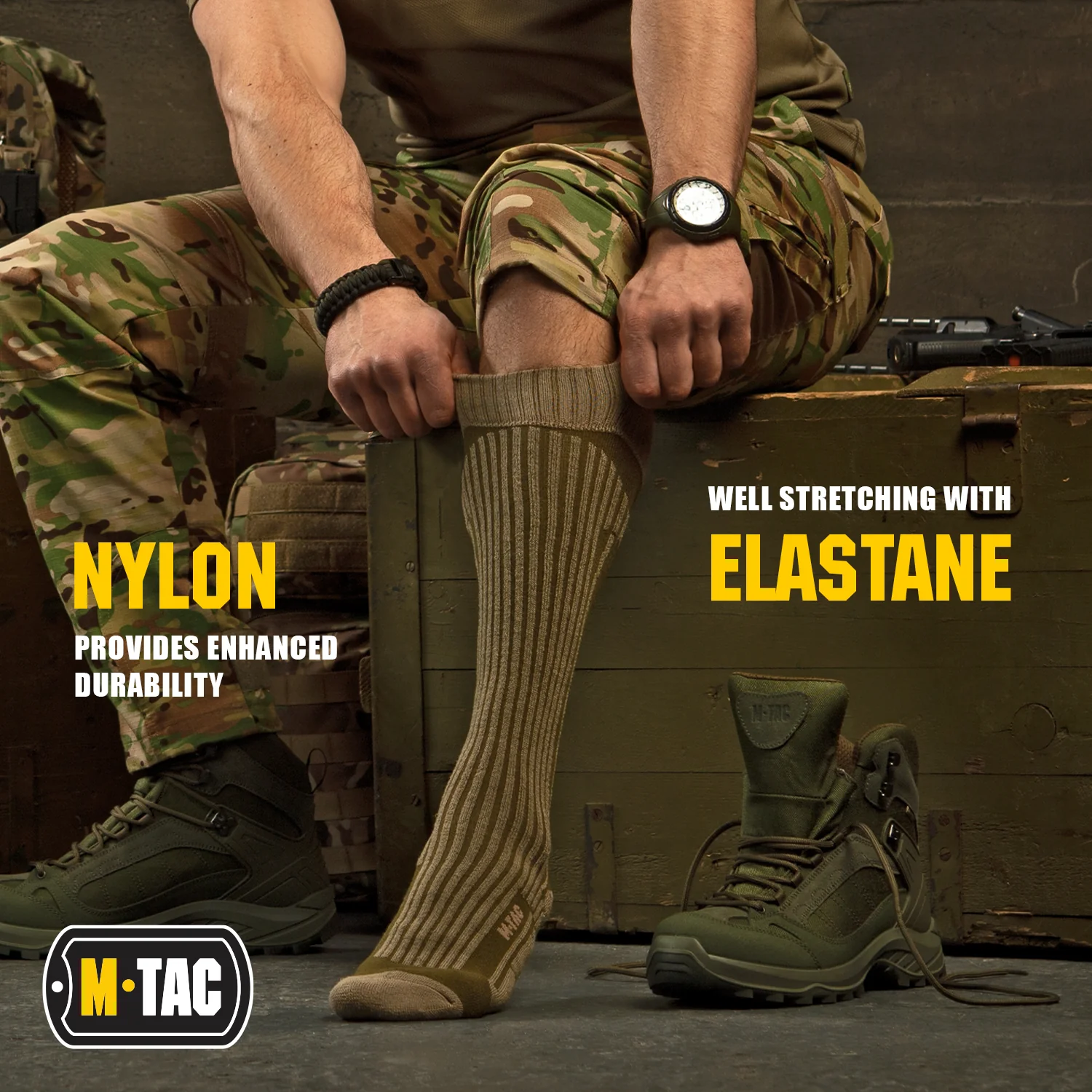 M-Tac Military Mid Calf Socks (Set of 2) - Image 3