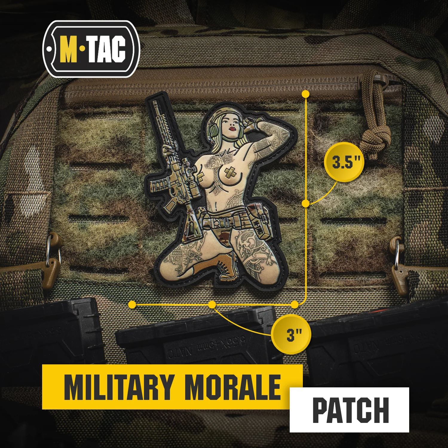 M-Tac Morale Patch Tactical Girl - Image 8