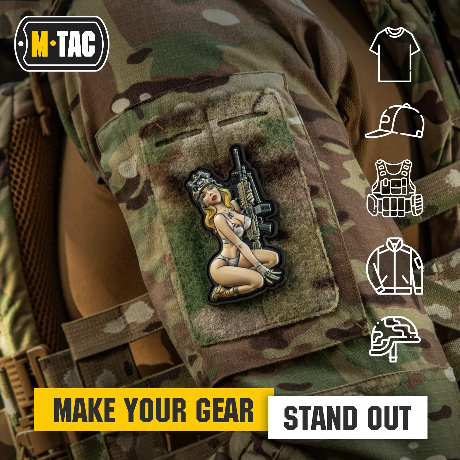 M-Tac Morale Patch Tactical Girl - Image 88