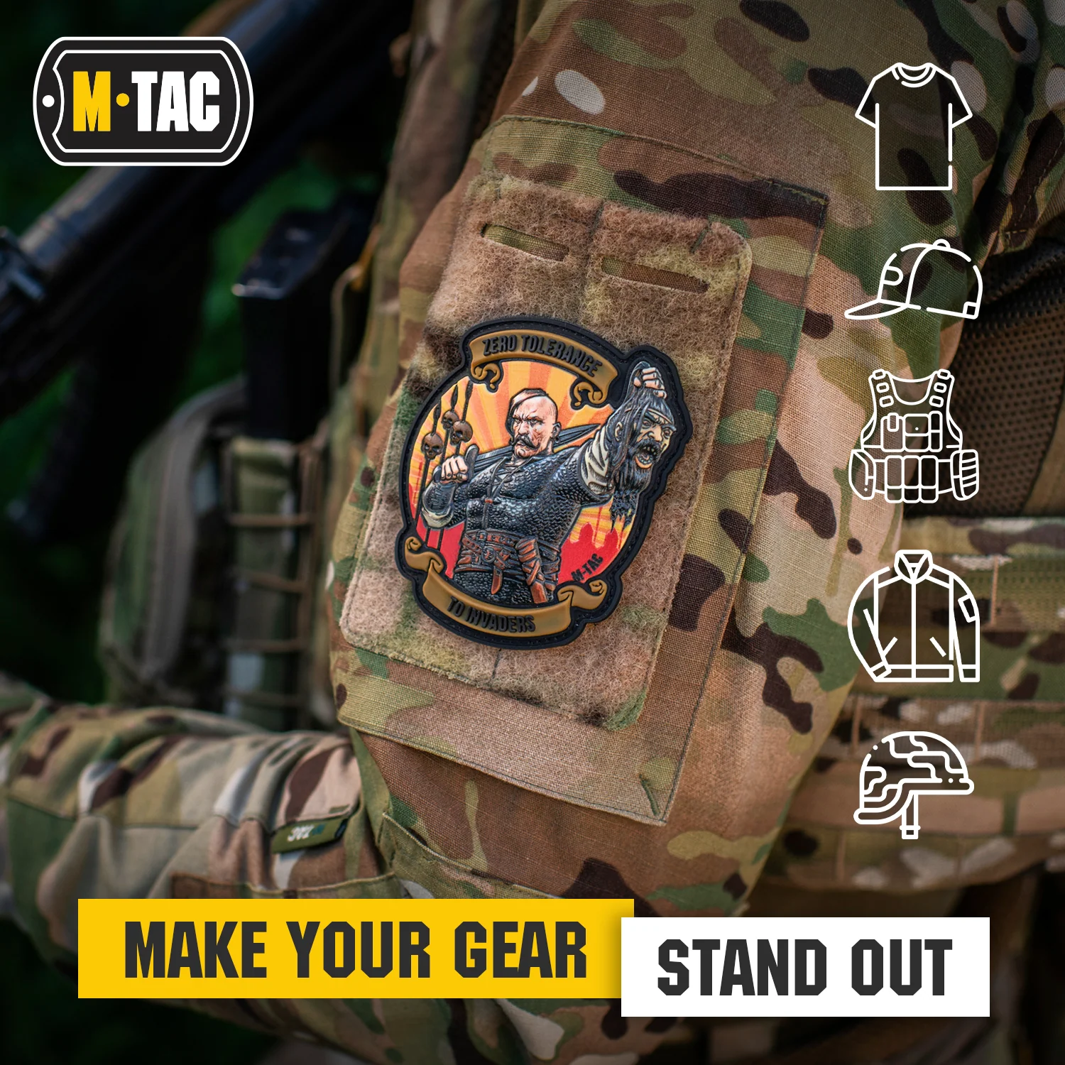 M-Tac Morale Patch Zero Tolerance PVC - Image 4